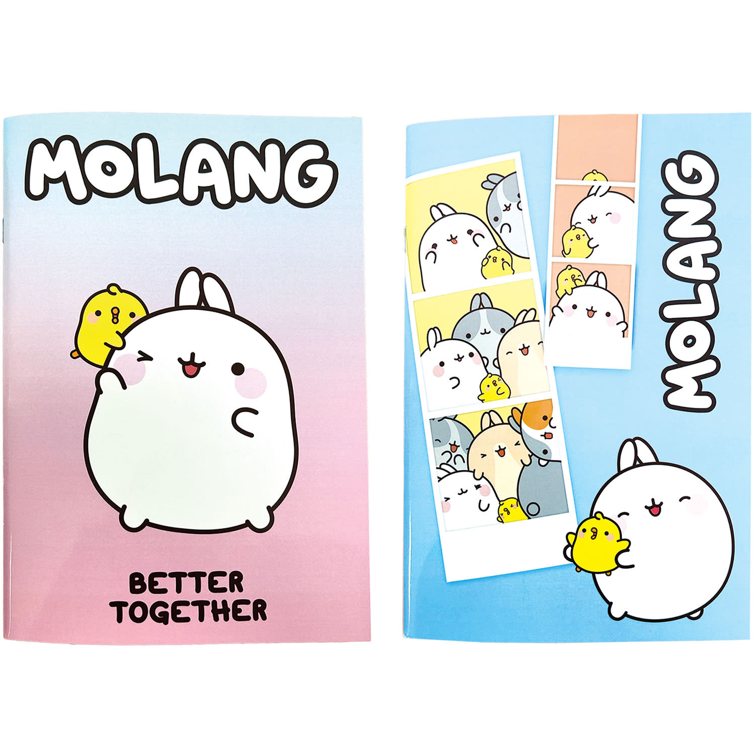 Bmu Τετράδιο Ριγέ 17x25 Molang Better Together-Purikura 40 Φύλλων