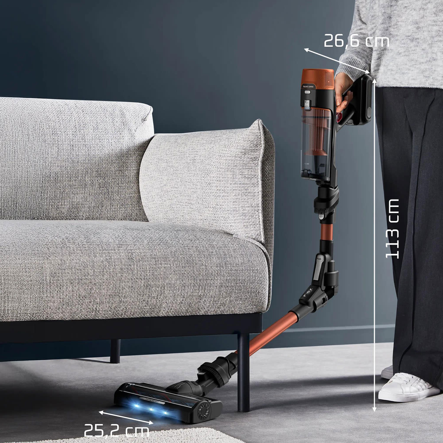Εικόνα 3 του Rowenta Σκούπα Stick Επαναφ/μενη RH7A73E0 X-Force Flex 10.80 Animal