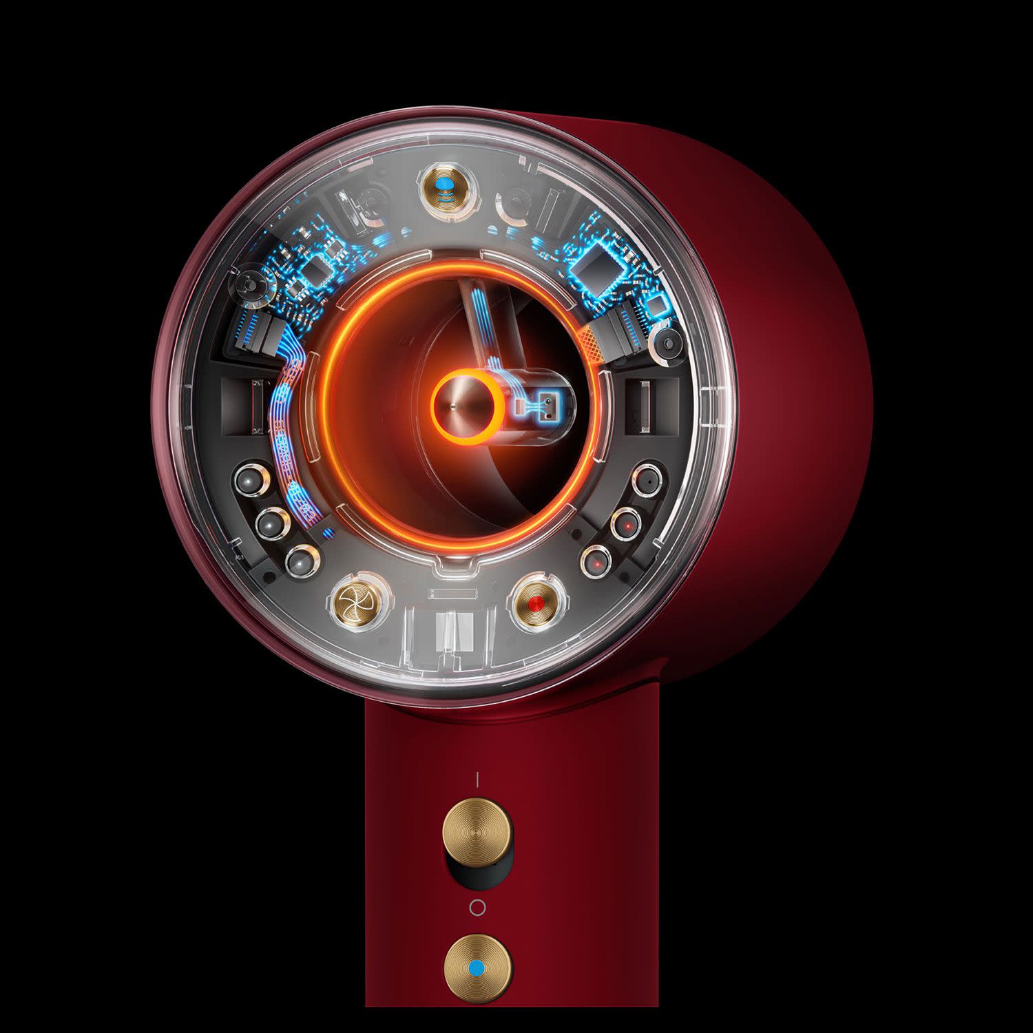 Εικόνα 4 του Dyson Supersonic Nural Σεσουάρ  HD16 Straight+WavyRed Velvet/Gold 1.600,0 W