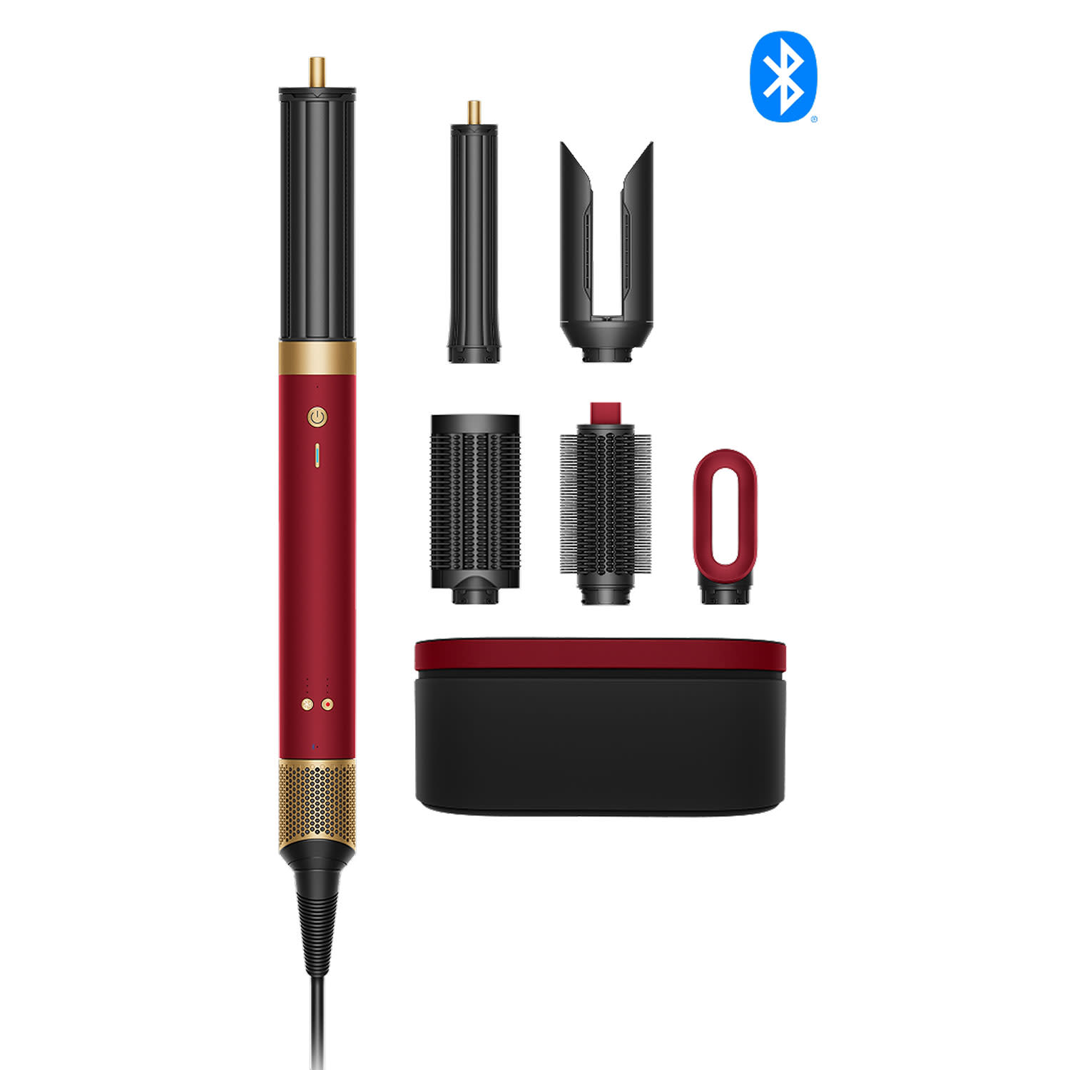 Dyson Multistyler Airwrap Coanda 2x Straight+WavyRed Velvet/Gold