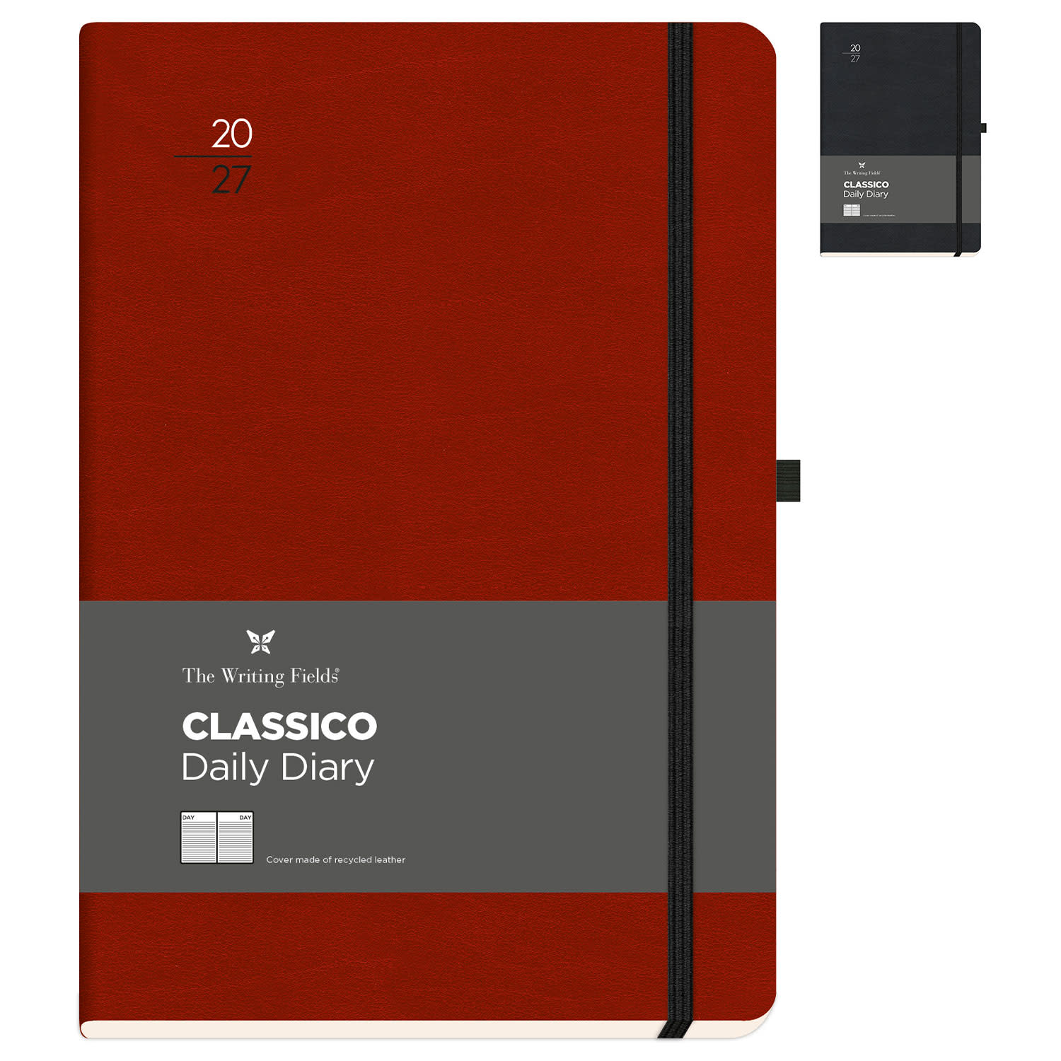 The Writing Fields 2027 Ημερολόγιο Ημερήσιο 17x25 Classico Black