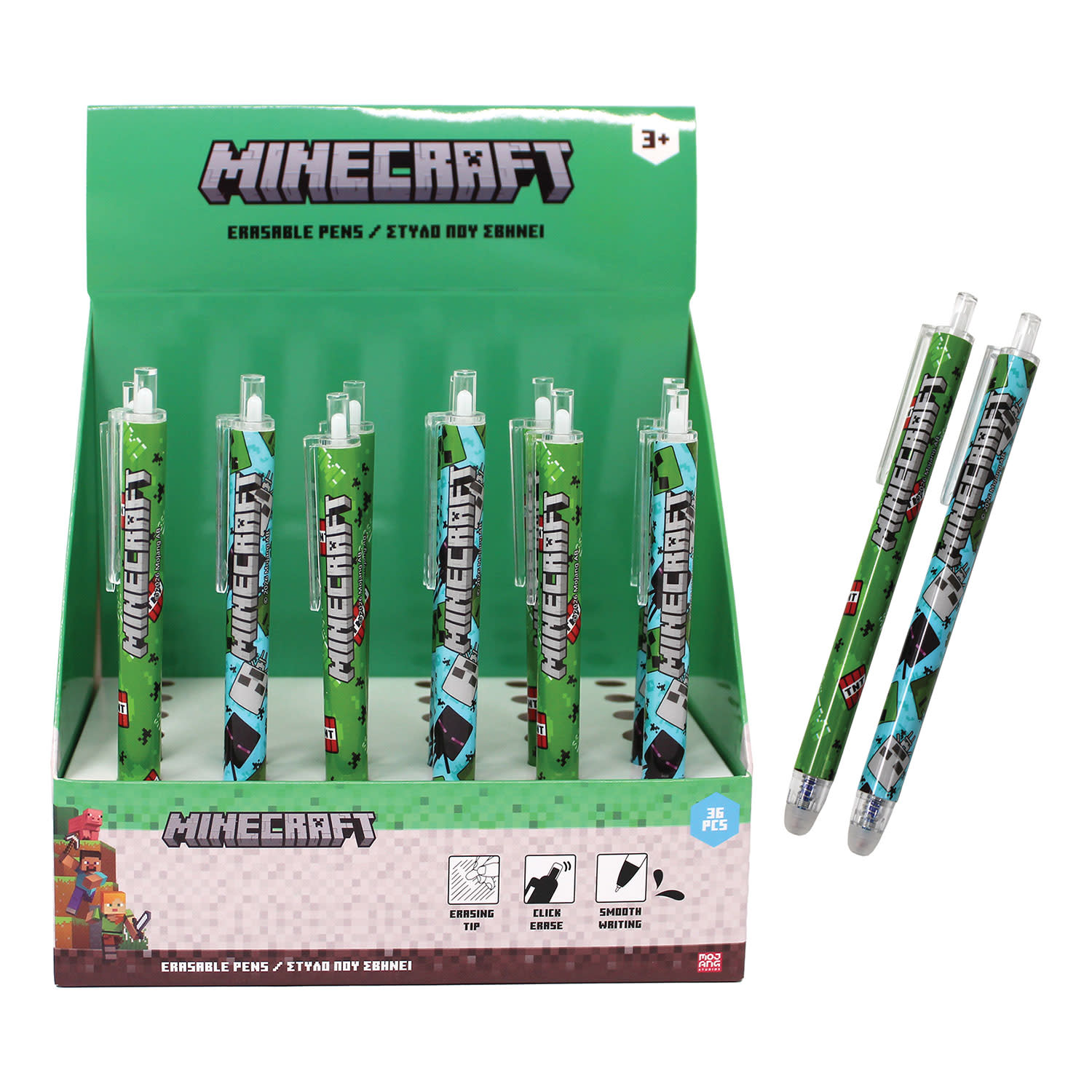 Gim Στυλό Gel Erasable Minecraft