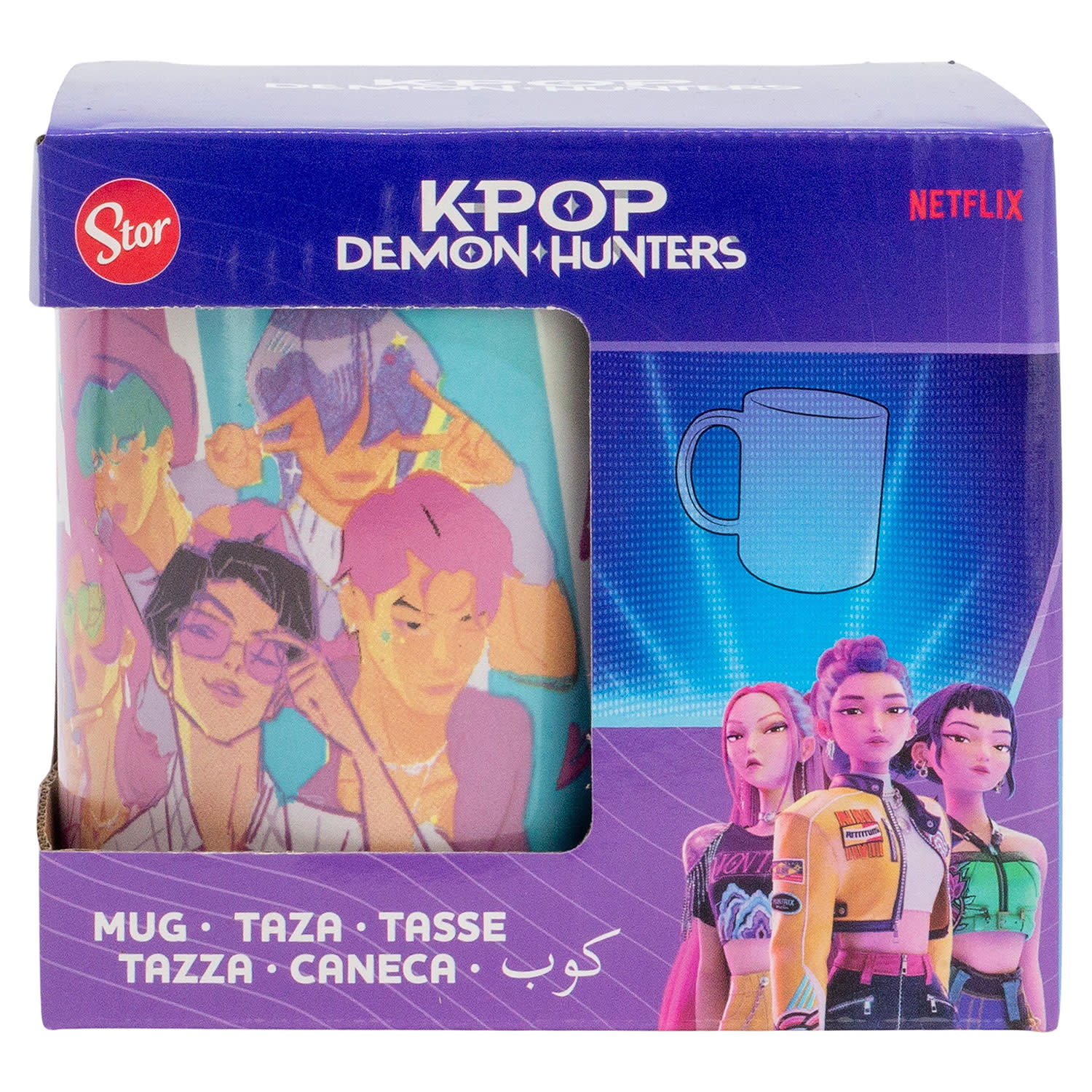 Stor K-Pop Demon Hunters Κεραμική Κούπα 325ml