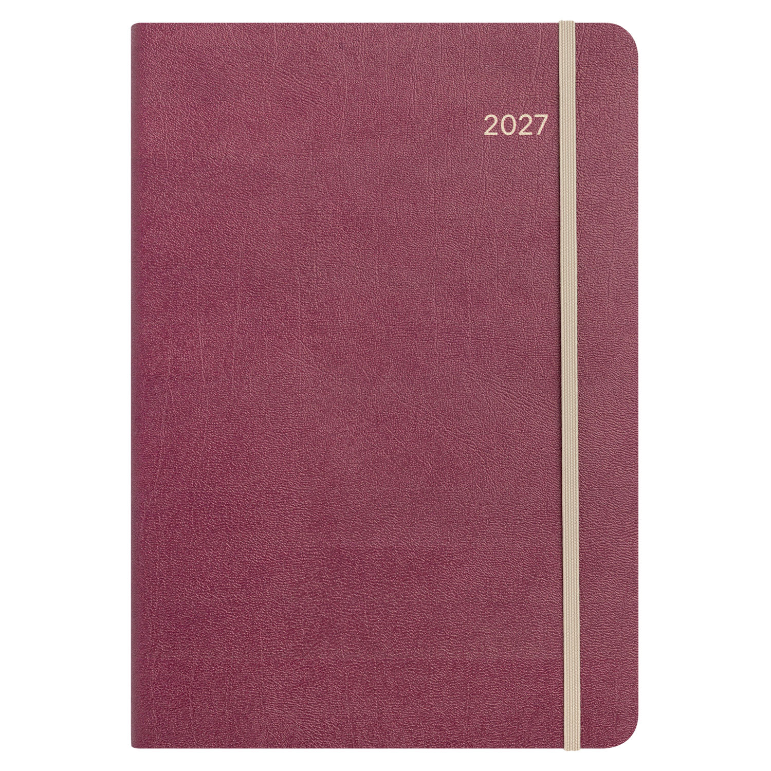 Sentio 2027 Ημερολόγιο Ημερήσιο Elegant  17x25 Burgundy