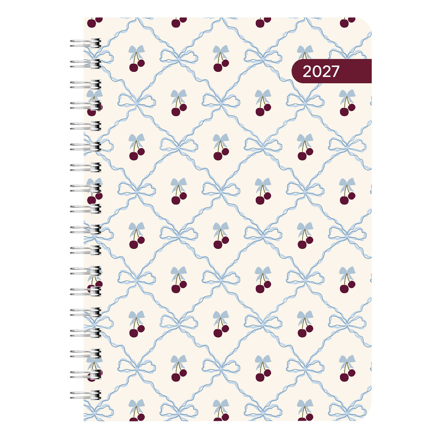 Sentio 2027 Ημερολόγιο Ημερήσιο Σπιράλ 17x25 Sweet Cherries