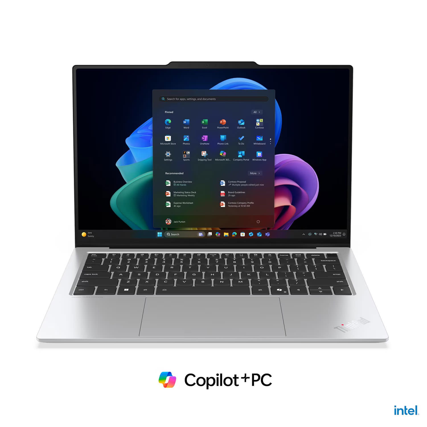 Εικόνα 1 του Lenovo ThinkPad X9-14 G1 Aura Laptop 14" OLED Αφής (Core Ultra 7 258V/32 GB/1 TB/Intel Arc Graphics/Windows 11 Pro)
