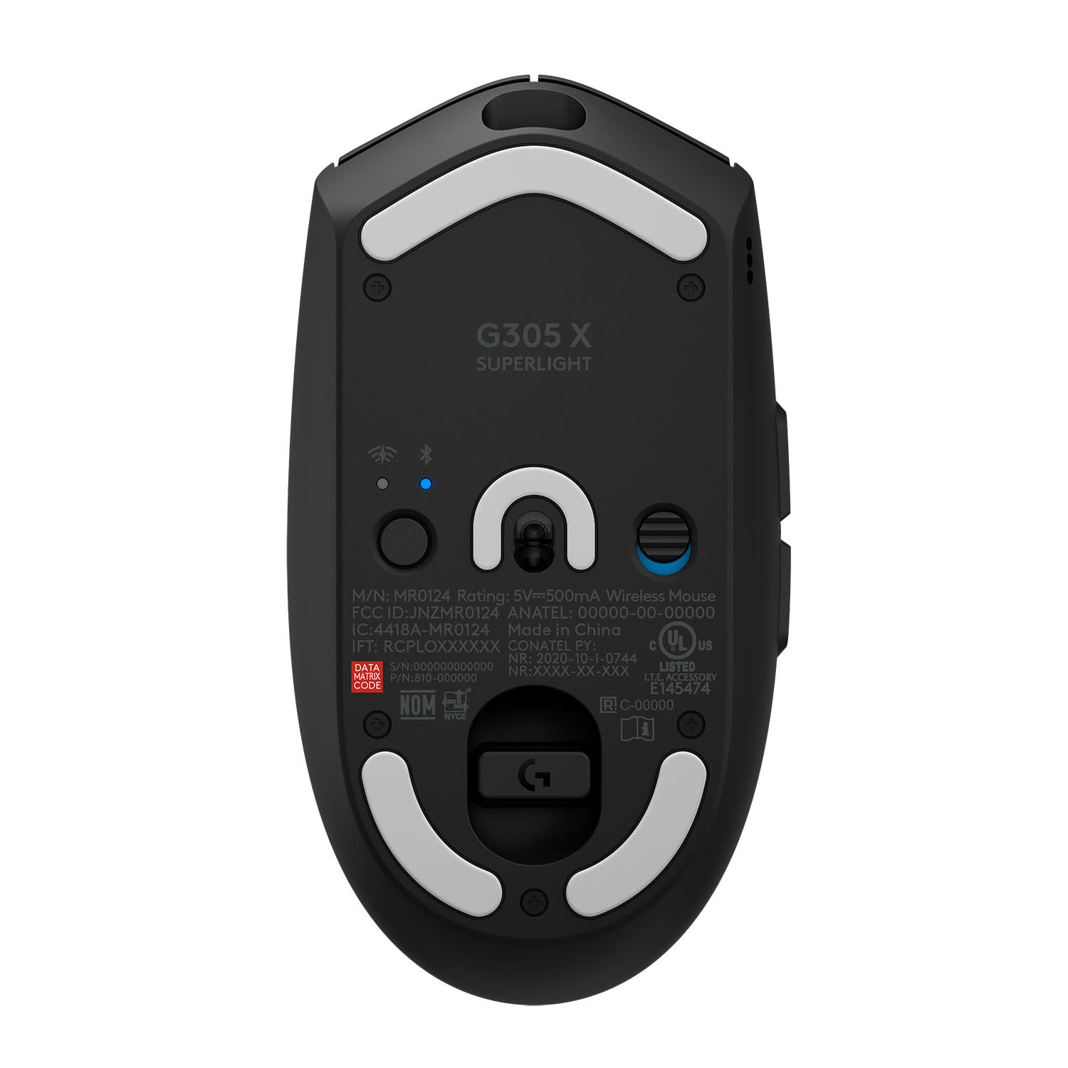 Κάνε κλικ για να δεις την εικόνα 5 του Logitech G Ποντίκι G305 X Lightspeed Black
