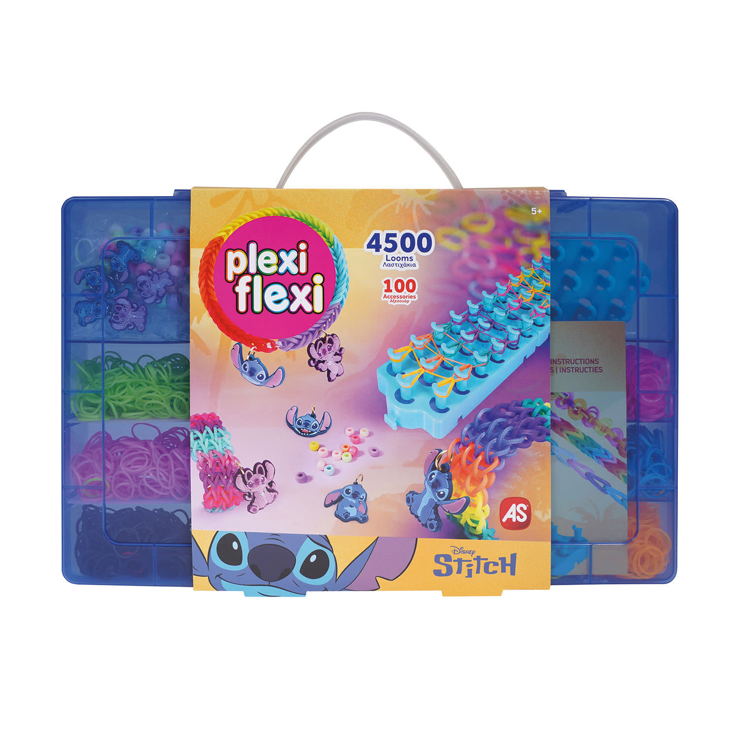 Εικόνα 1 του AS Plexi Flexi STITCH Μεγάλη Θήκη 4500 Λαστιχάκια & 100 Αξεσουά