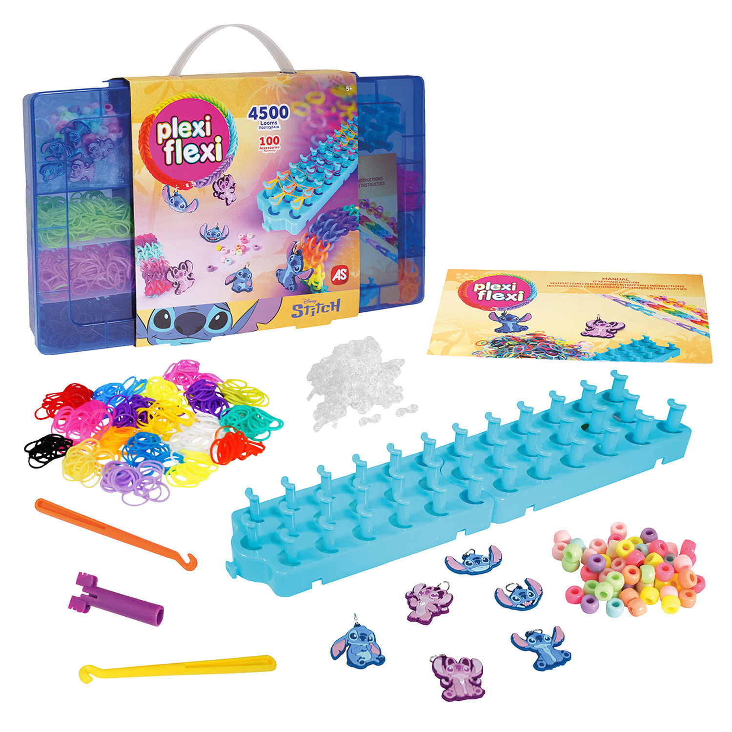 Εικόνα 2 του AS Plexi Flexi STITCH Μεγάλη Θήκη 4500 Λαστιχάκια & 100 Αξεσουά