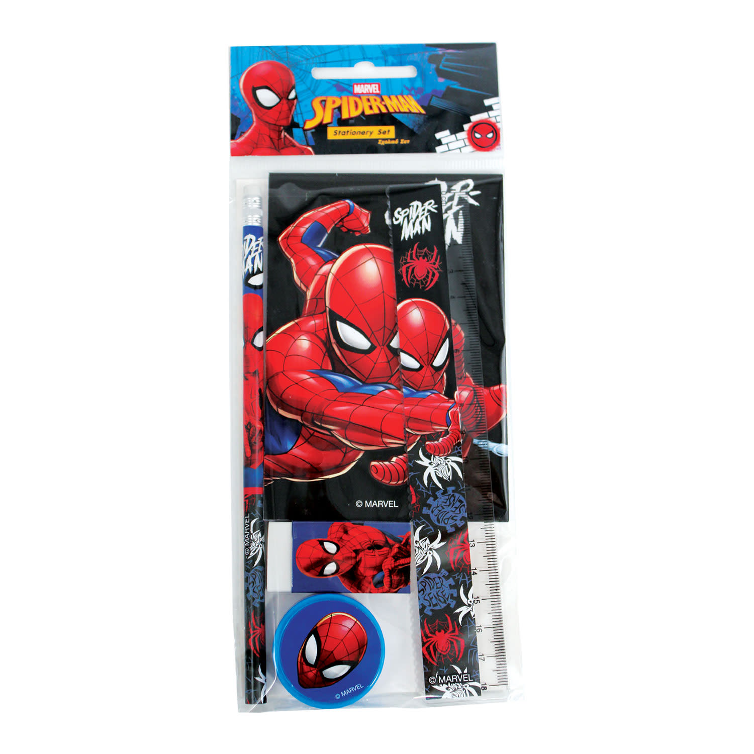 Εικόνα 1 του Gim Γραφική Ύλη Spiderman 5τεμ.