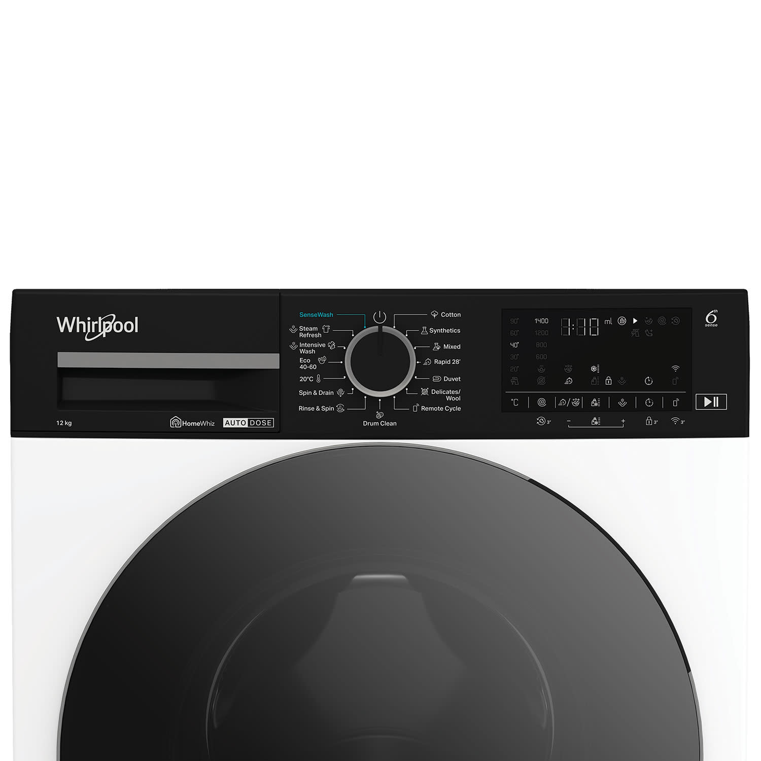 Κάνε κλικ για να δεις την εικόνα 2 του Whirlpool WPM 27W ADS EE Πλυν/ριο Ρούχων 12kg