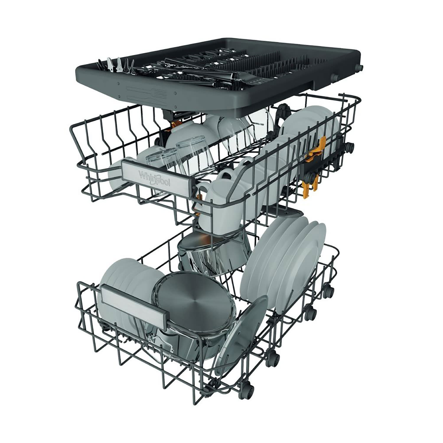 Εικόνα 6 του Whirlpool WH6IA10BS7L0  Πλυντήριο Πιάτων Εντοιχιζόμενο 45cm
