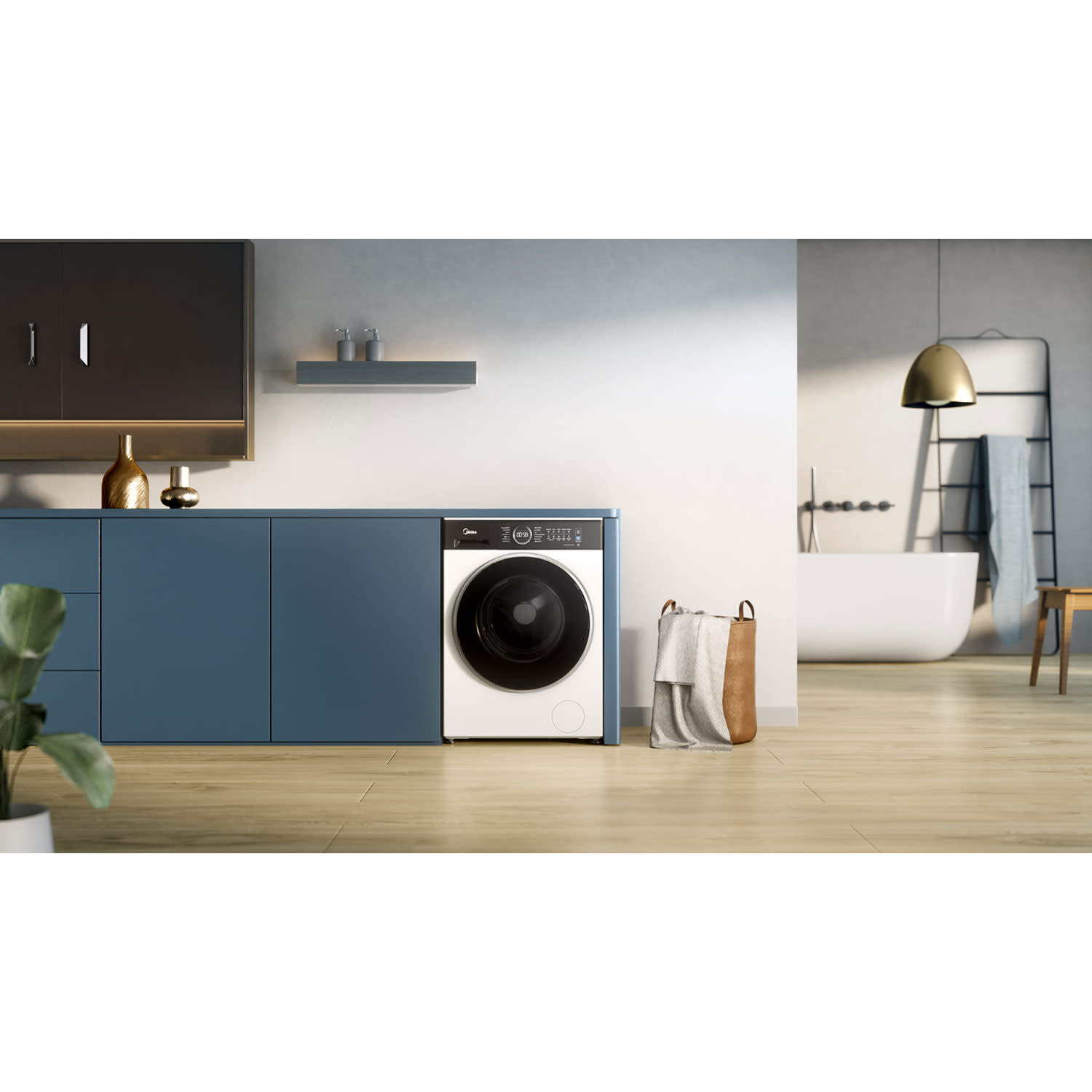 Κάνε κλικ για να δεις την εικόνα 6 του Midea MF205W90BA30/W-GR Πλυντήριο Ρούχων 9 KG