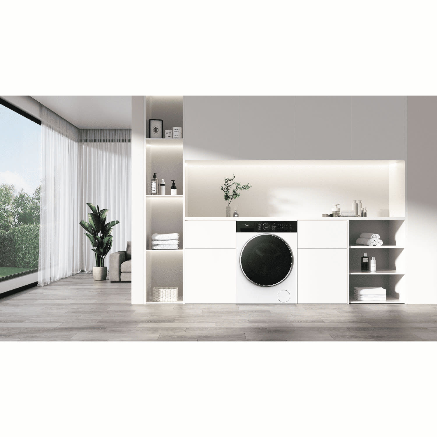 Κάνε κλικ για να δεις την εικόνα 8 του Midea MF205W90BA30/W-GR Πλυντήριο Ρούχων 9 KG