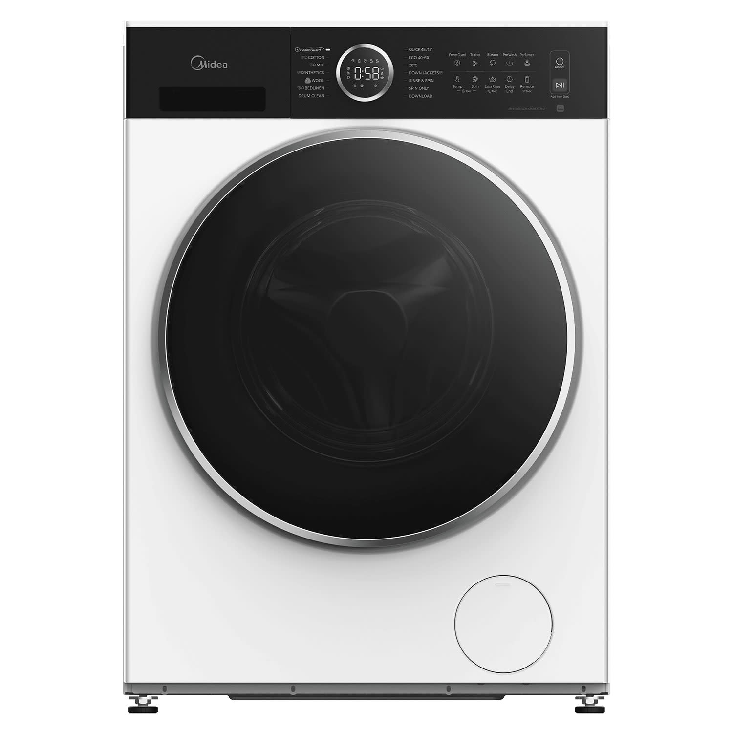 Εικόνα 1 του Midea MF205W80BA30/W-GR Πλυντήριο Ρούχων 8,00kg