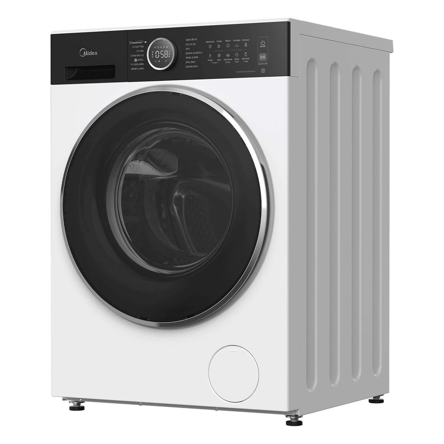 Εικόνα 3 του Midea MF205W80BA30/W-GR Πλυντήριο Ρούχων 8,00kg