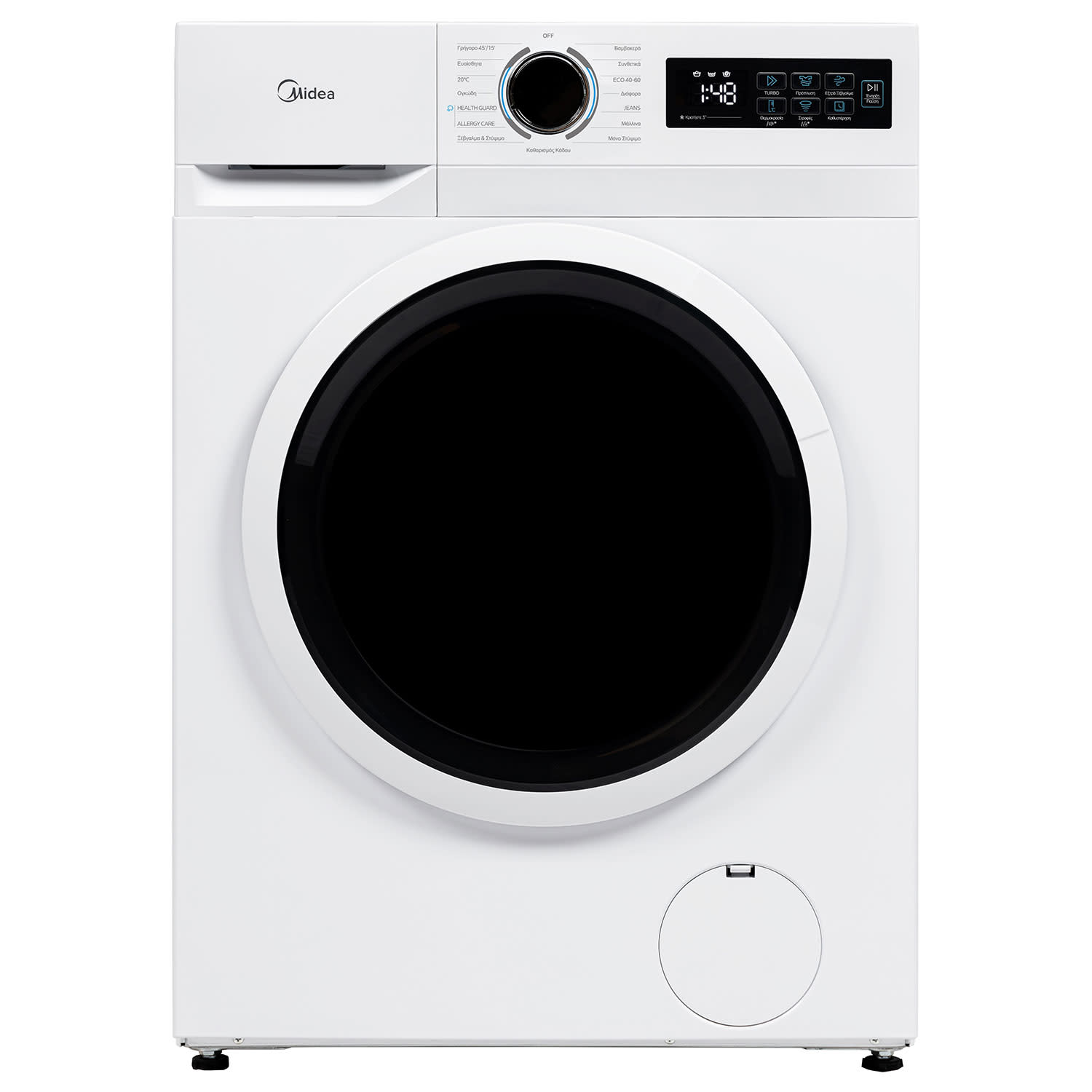 Midea MF110W90BA10/W-GR Πλυντήριο Ρούχων 9 KG