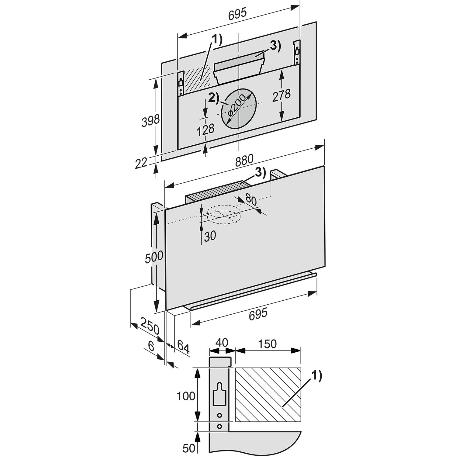 Κάνε κλικ για να δεις την εικόνα 5 του Miele DA9092W D OBSW 230/50 TLK Απορροφητήρας Τζάκι
