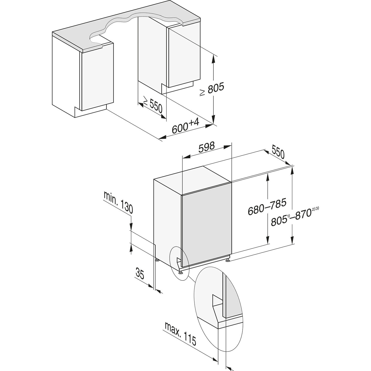 Κάνε κλικ για να δεις την εικόνα 6 του Miele G 7380 SCVi FF Edelstahl Πλυντήριο Πιάτων Εντοιχιζόμενο 59,80 cm