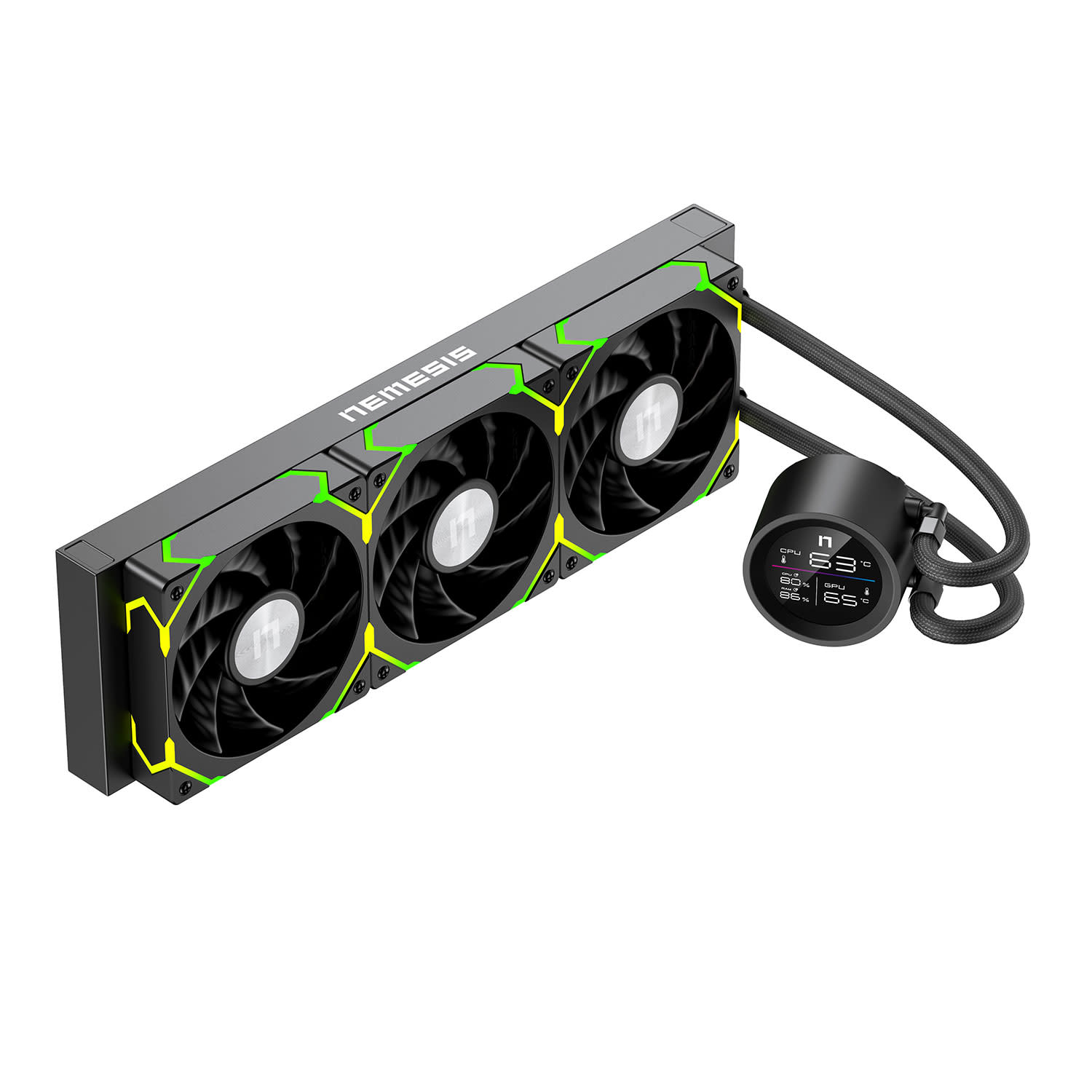 Κάνε κλικ για να δεις την εικόνα 2 του Turbo-X Nemesis CPU Cooler NW360 ΑRGB