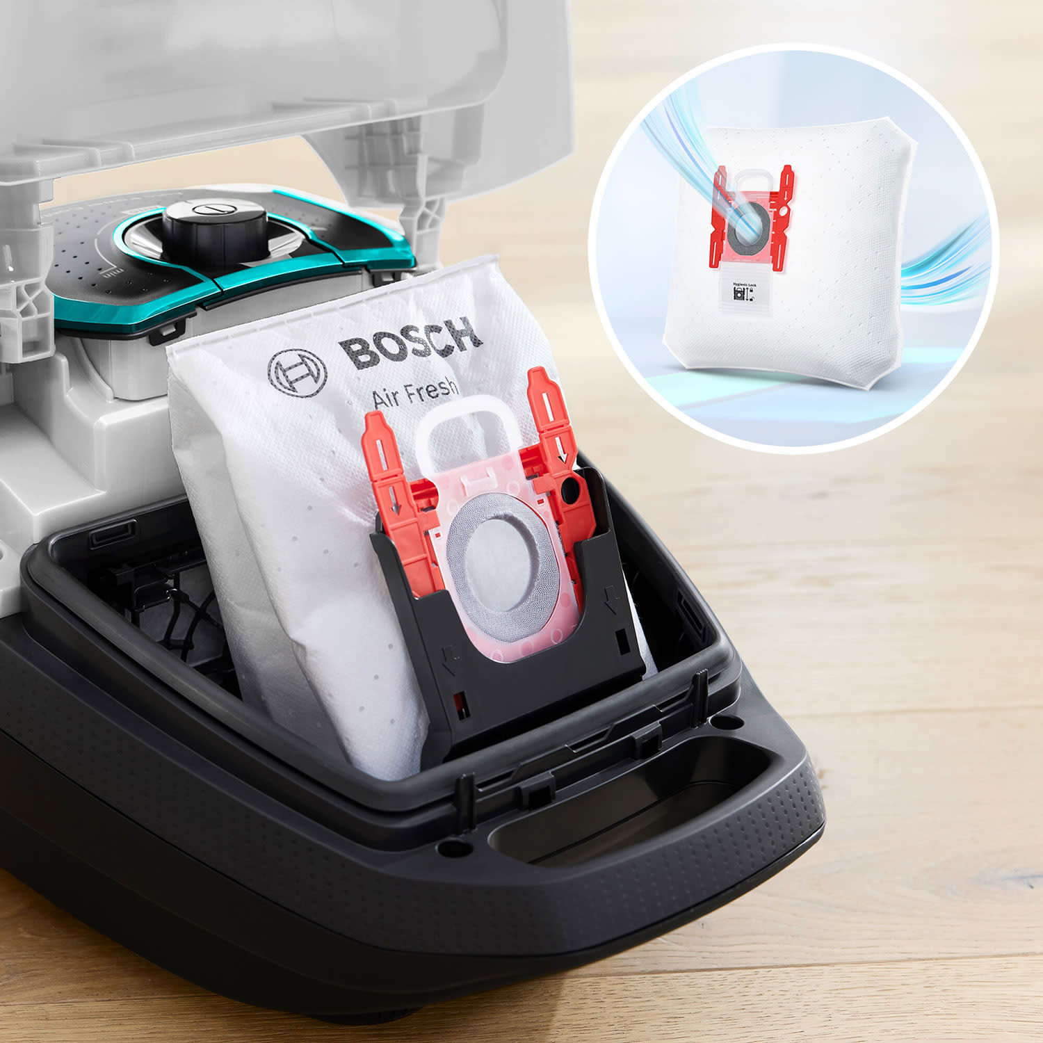 Κάνε κλικ για να δεις την εικόνα 10 του Bosch Σκούπα Με Σακούλα BGL8HYG0L ProHygienic