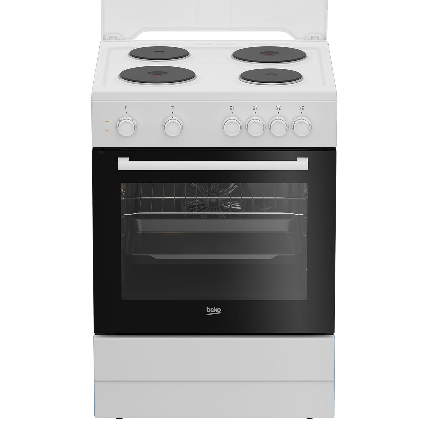 Beko FBE66000WD Κουζίνα Εμαγιέ