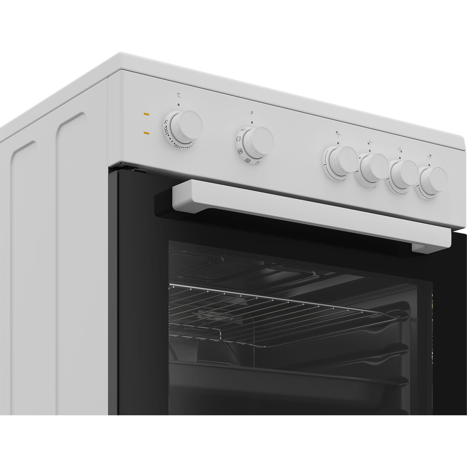 Κάνε κλικ για να δεις την εικόνα 3 του Beko FBE66000WD Κουζίνα Εμαγιέ