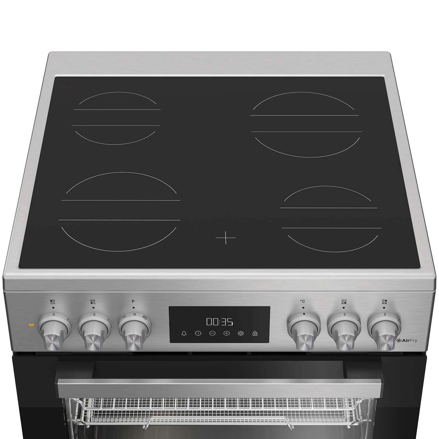 Κάνε κλικ για να δεις την εικόνα 4 του Whirlpool W6V8LCSATX1 Κουζίνα Κεραμική