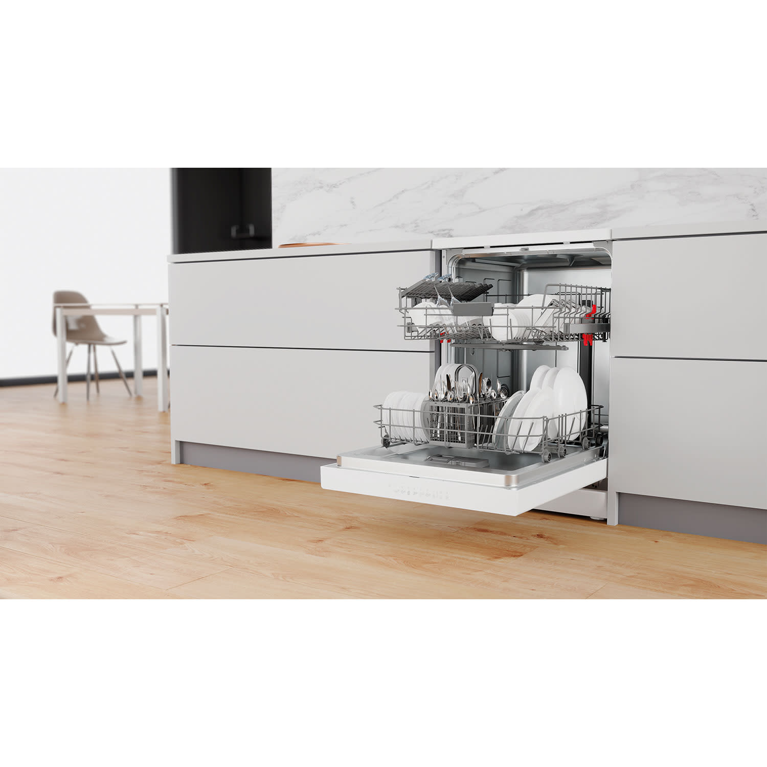Εικόνα 5 του Whirlpool WH2FFC14BN6W Πλυντήριο Πιάτων Ελεύθερο 60 cm