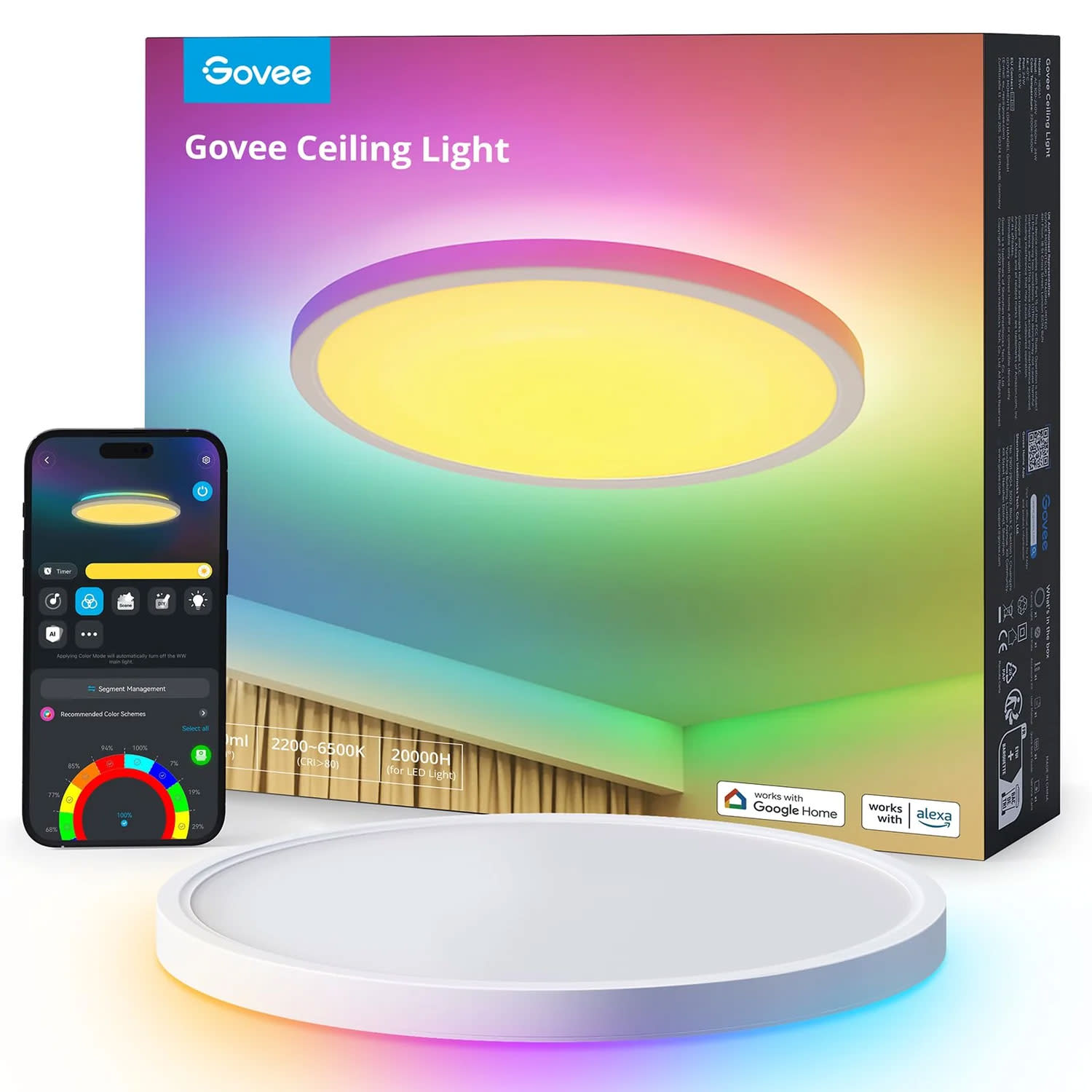 Govee LED Smart Round Ceiling Light