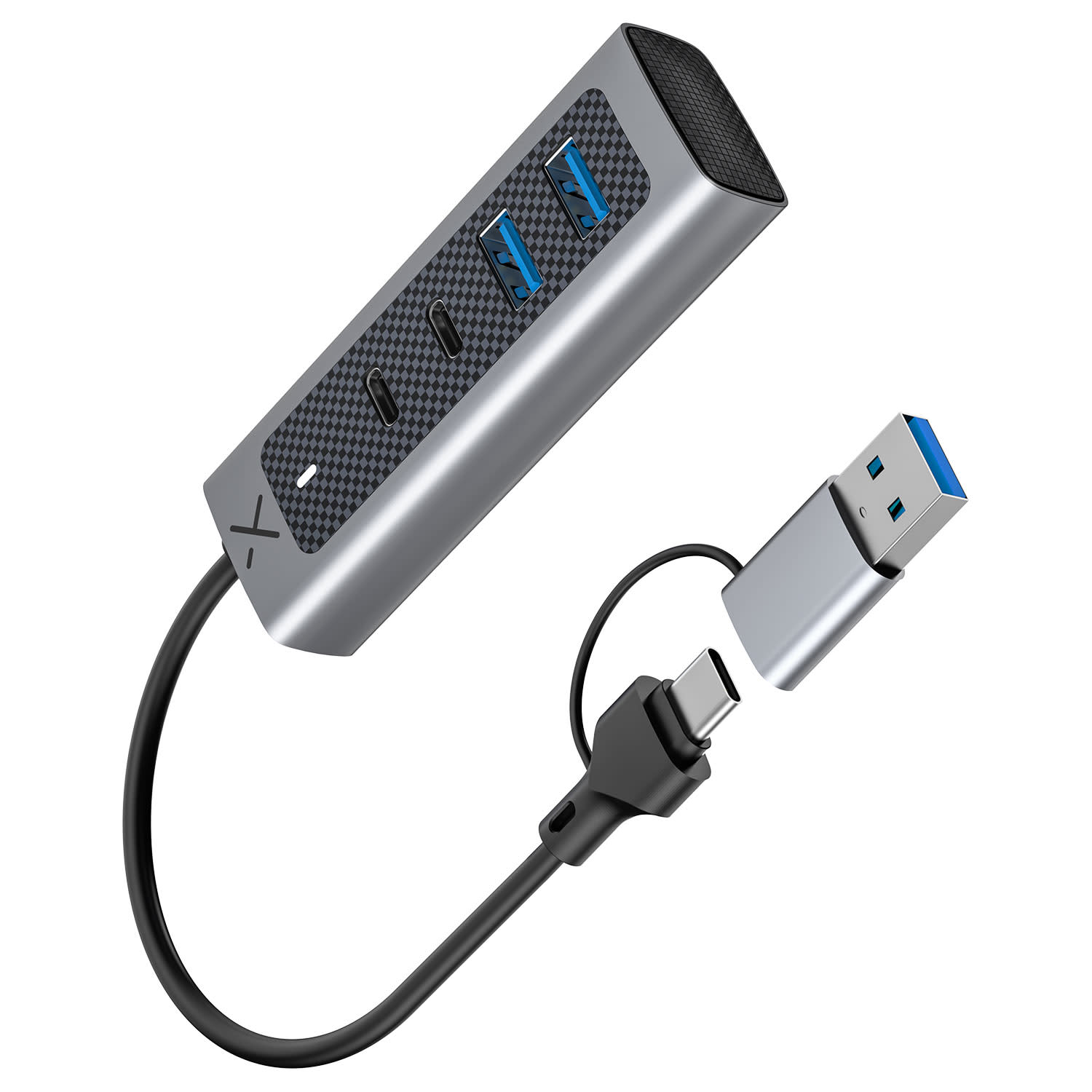 Κάνε κλικ για να δεις την εικόνα 3 του Turbo-X 4-port Hub 2xUSB-A & 2xUSB-C 3.0