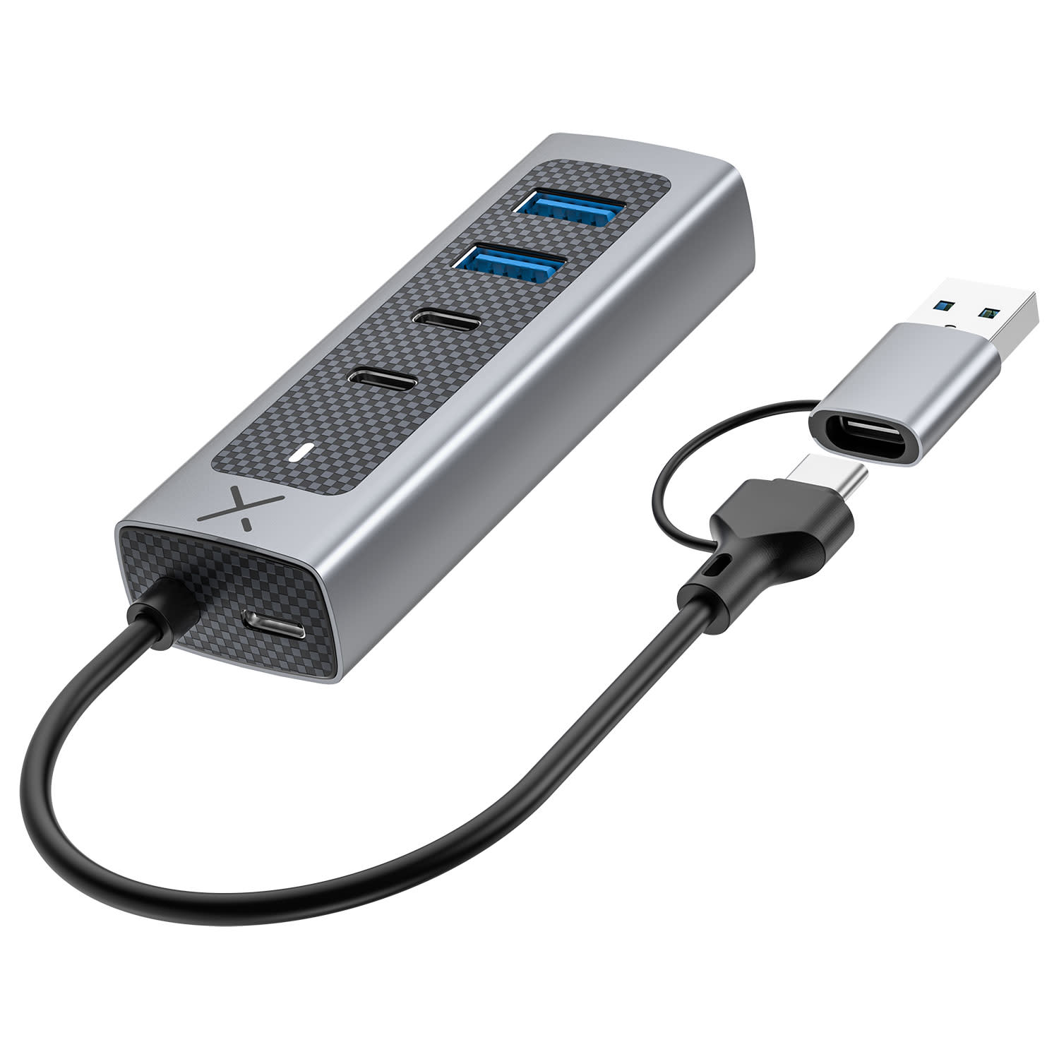 Κάνε κλικ για να δεις την εικόνα 4 του Turbo-X 4-port Hub 2xUSB-A & 2xUSB-C 3.0