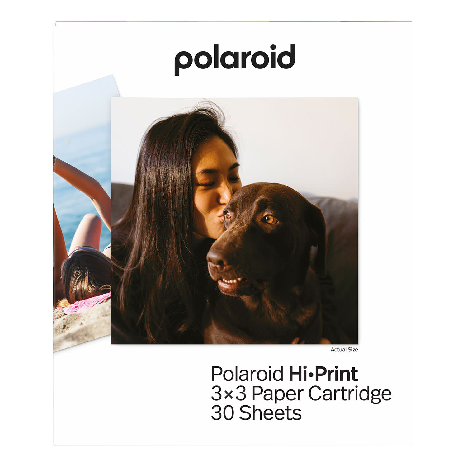 Polaroid Φωτογραφικό Χαρτί Αυτοκόλλητο Hi Print 3x3 (30 Φύλλα & Μελάνι)