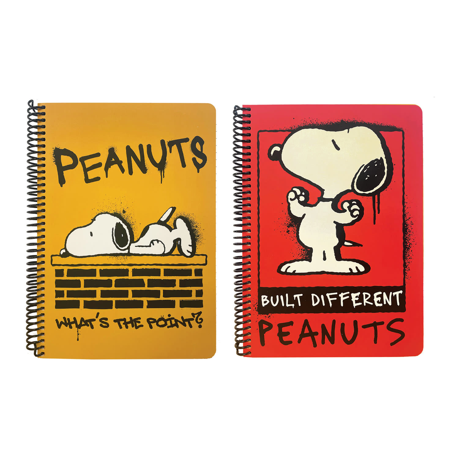 Bmu Τετράδιο Σπιράλ 17x25 3 Θεμάτων Peanuts Build Different-Point 105 Φύλλα