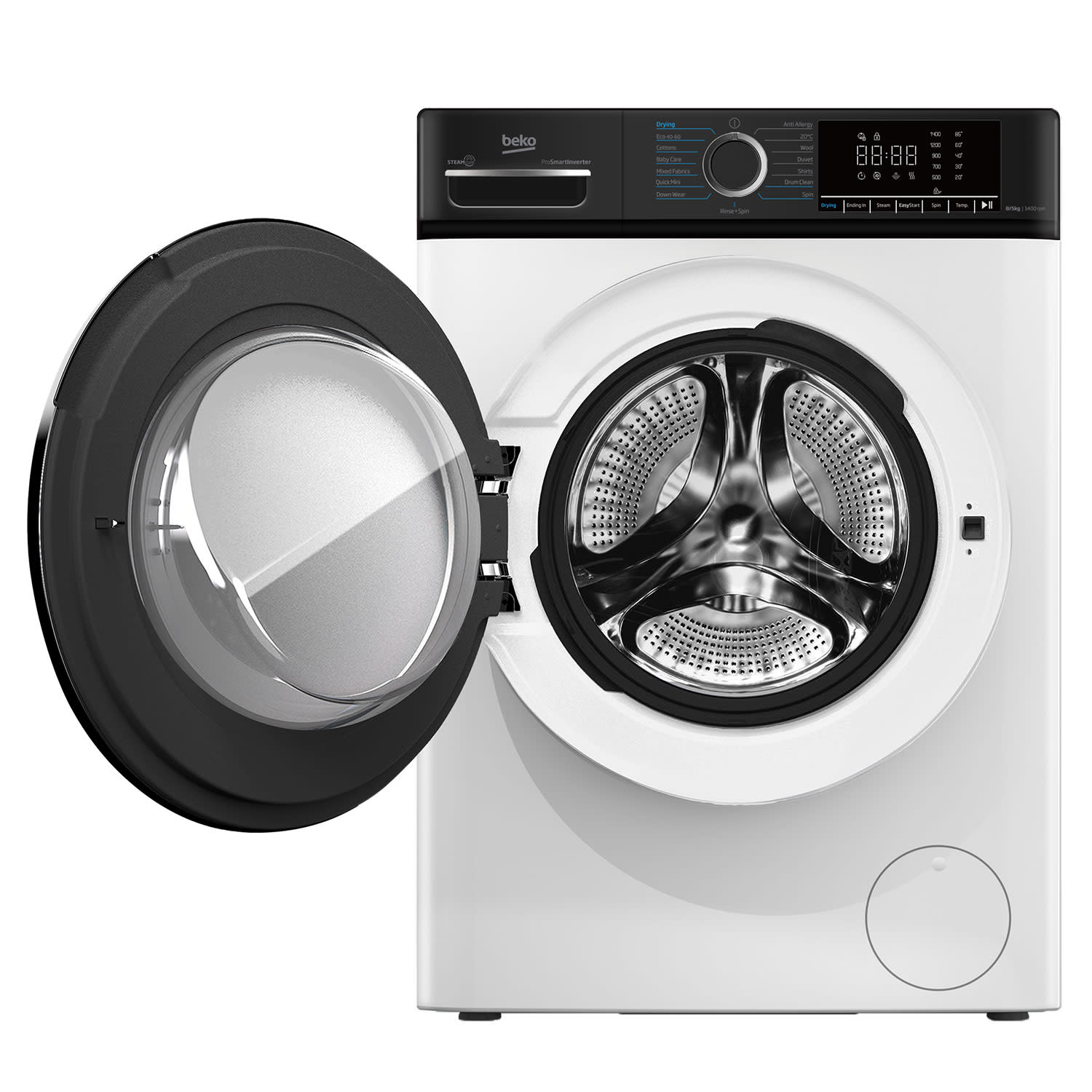 Κάνε κλικ για να δεις την εικόνα 3 του Beko B1D85364WBEE Πλυντήριο-Στεγνωτήριο 8,00 kg / 5 kg