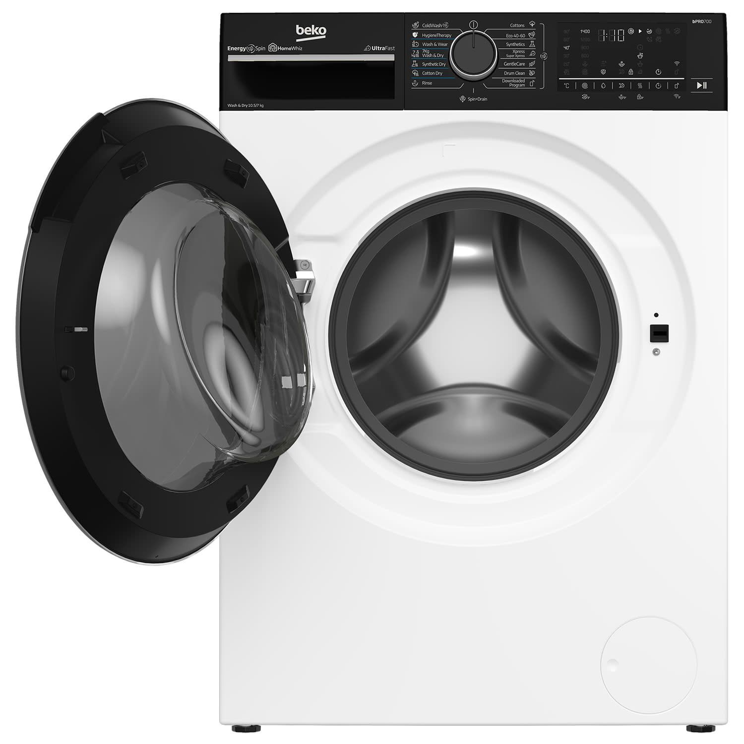 Κάνε κλικ για να δεις την εικόνα 4 του Beko B7DFT6105447W Πλυντήριο-Στεγνωτήριο 10,50 kg / 7 kg