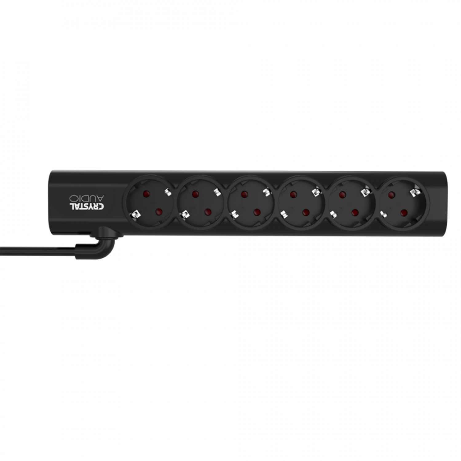 Κάνε κλικ για να δεις την εικόνα 2 του Crystal Audio Πολύπριζο Elegance 6 Θέσεων Σούκο Μαύρο