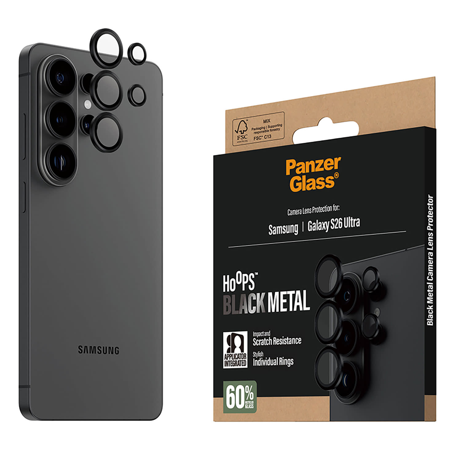 Κάνε κλικ για να δεις την εικόνα 6 του PanzerGlass Hoops Samsung Galaxy S26 Ultra