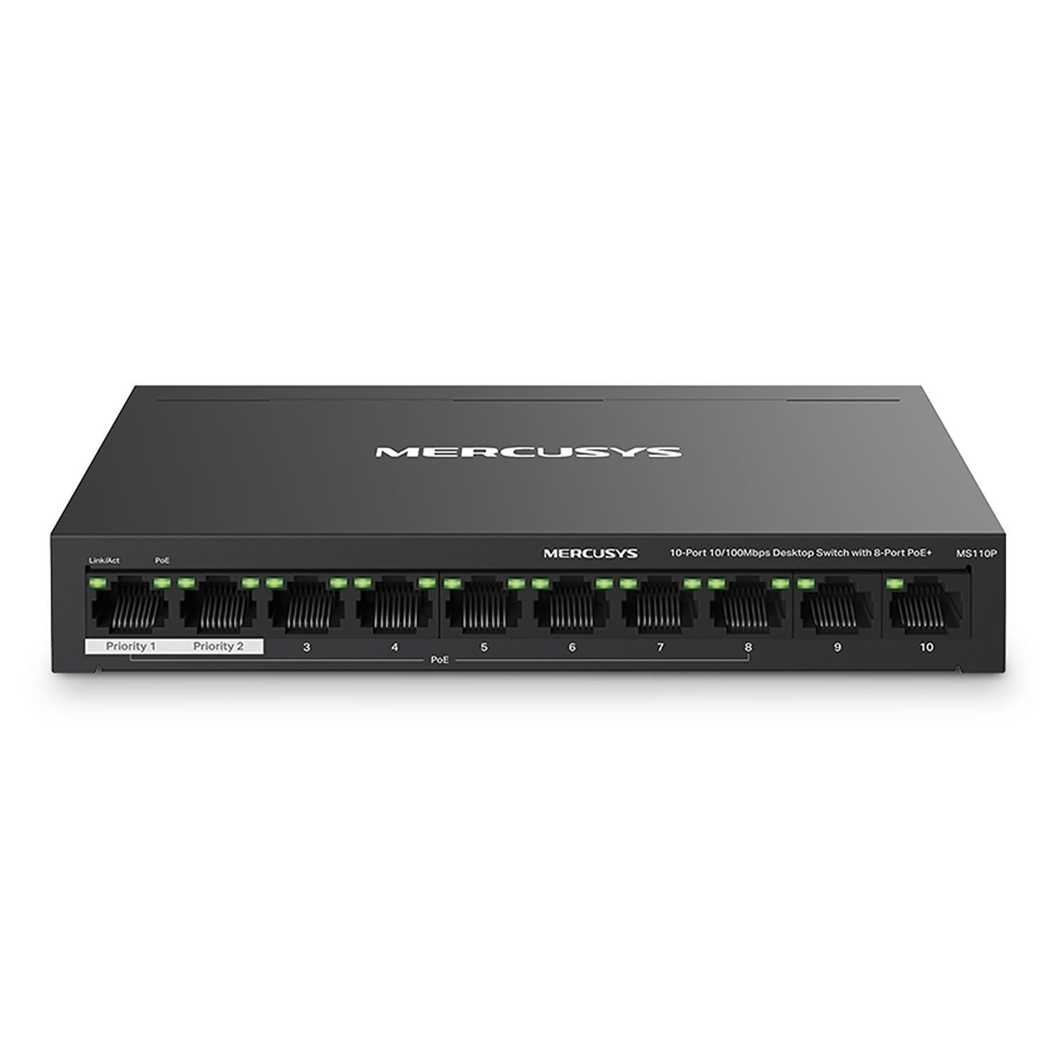 Εικόνα 1 του Mercusys Switch 8 Port MS110P PoE+