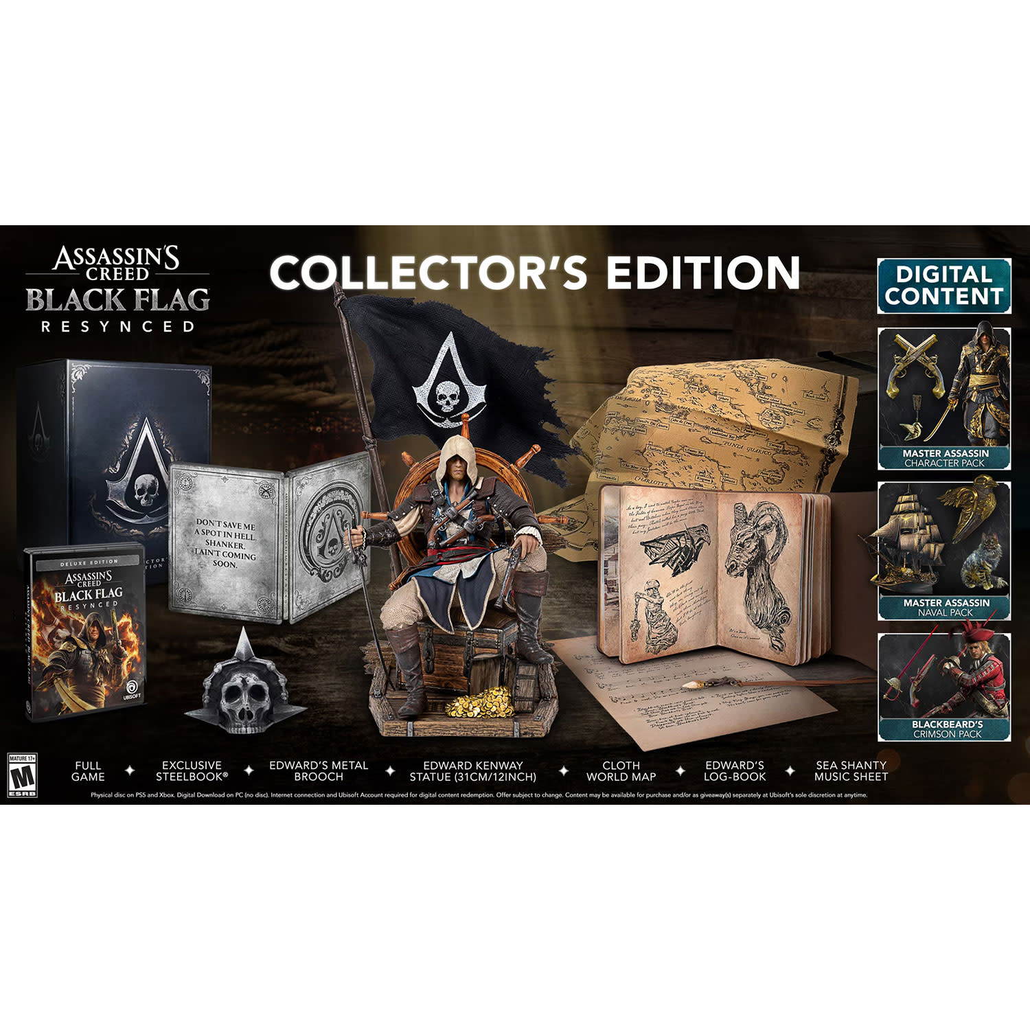 Ubisoft Assassin's Creed Black Flag Resynced Collectors PlayStation 5