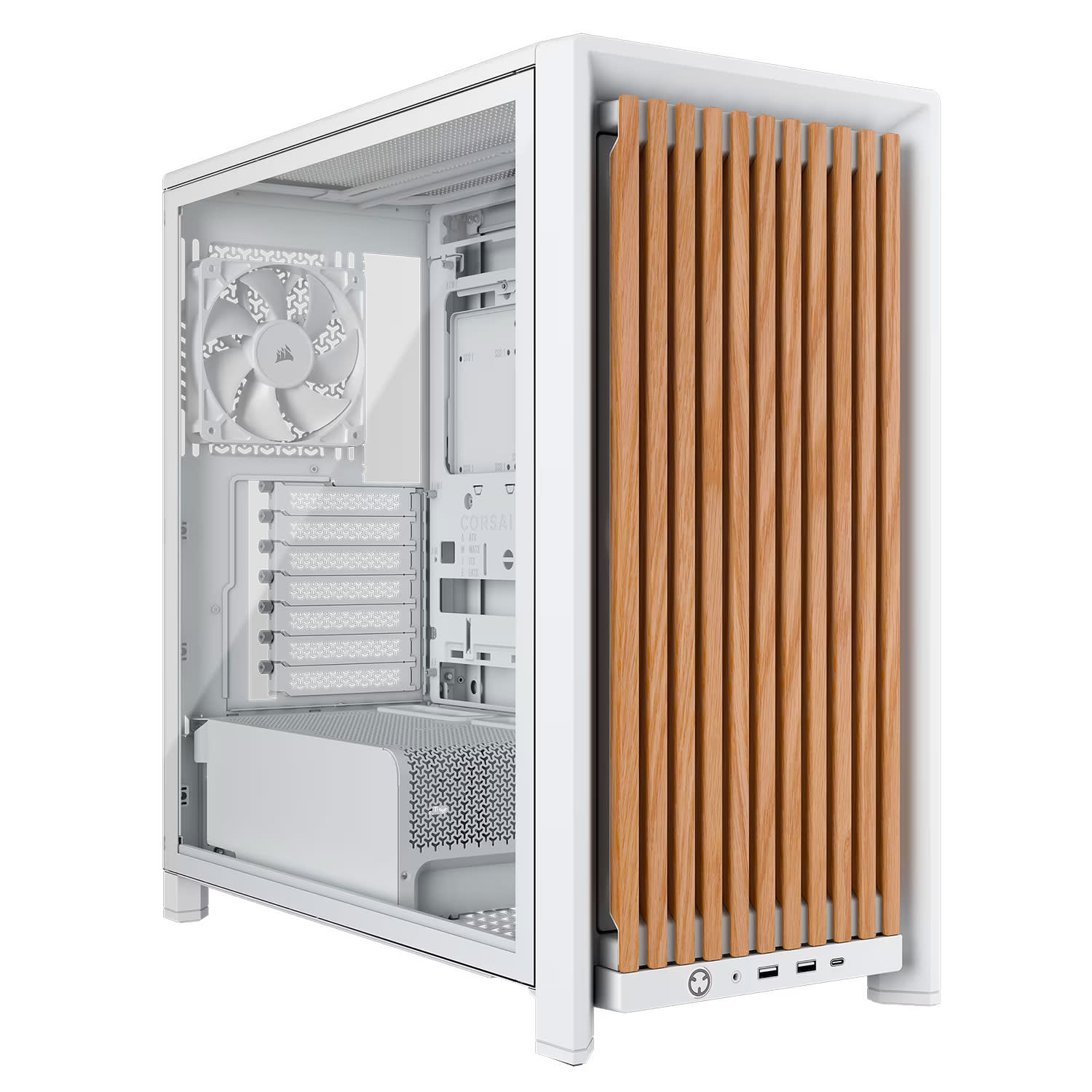 Εικόνα 1 του Case Corsair 4000D Frame Wood RS Midi White Oak