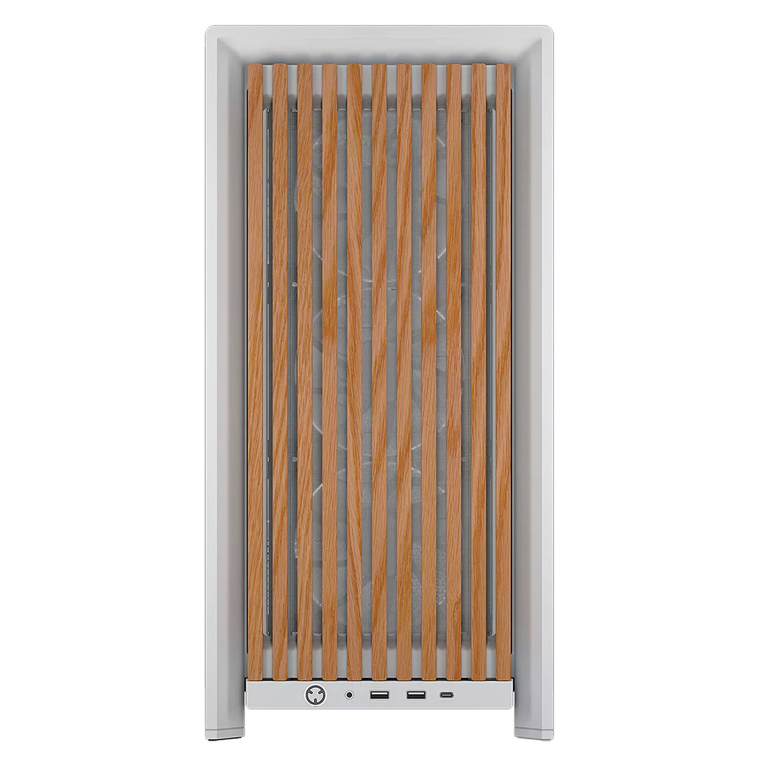 Εικόνα 2 του Case Corsair 4000D Frame Wood RS Midi White Oak