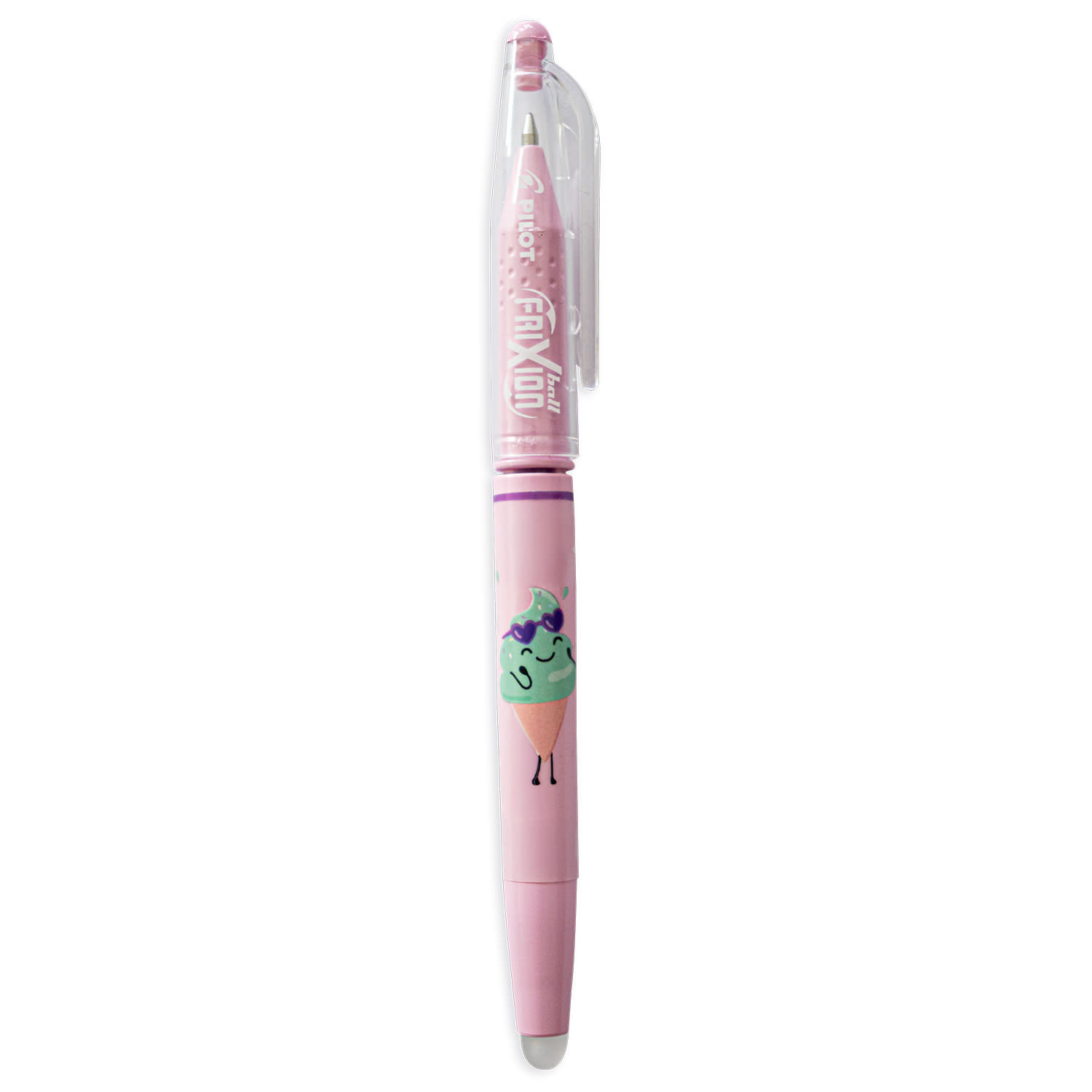 Pilot Στυλό Frixion Ball Με Κλιπ & Πάχος Μύτης 0.7mm Pool Party Pastel Pink