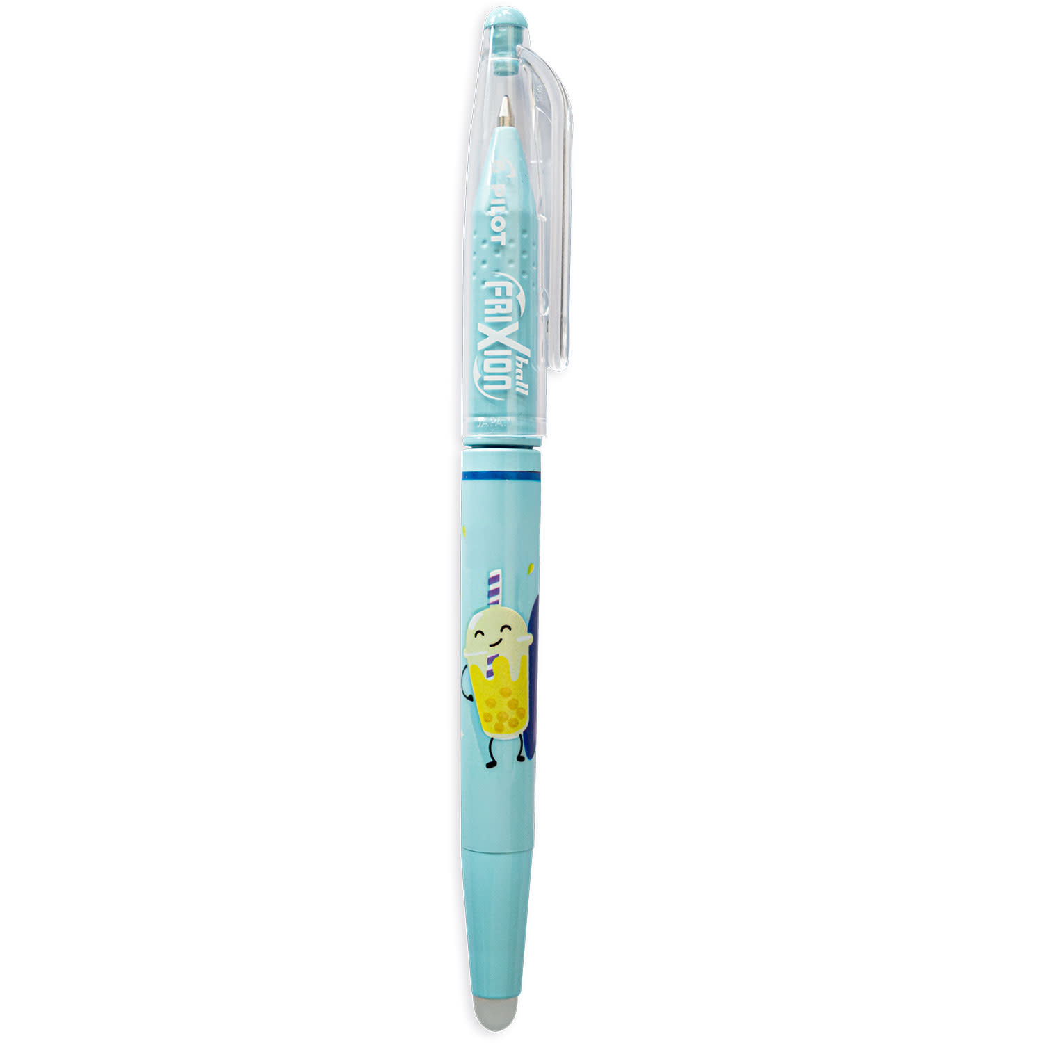 Pilot Στυλό Frixion Ball Με Κλιπ & Πάχος Μύτης 0.7mm Pool Party Pastel Blue