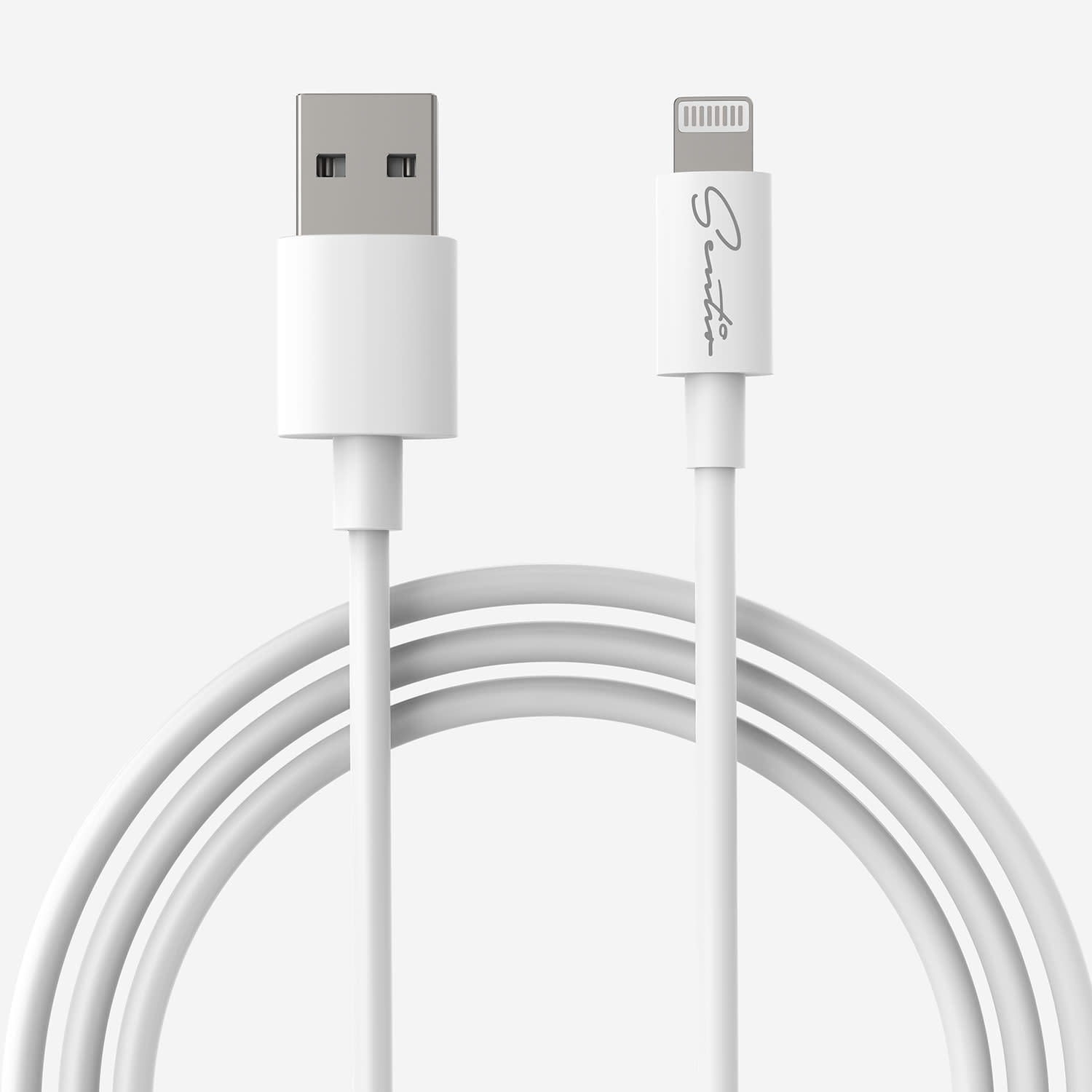 Sentio Καλώδιο USB to Lightning 12W 1.2 m Λευκό