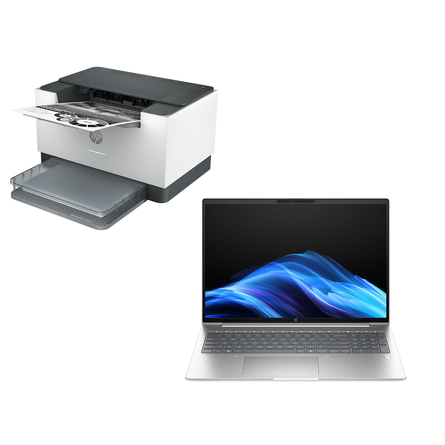 Κάνε κλικ για να δεις την εικόνα 1 του HP Probook 4 G1iR + Laserjet M209DW Laptop 16" WUXGA IPS (Core 5 120U/16 GB/512 GB/Intel Graphics/Windows 11 Pro)