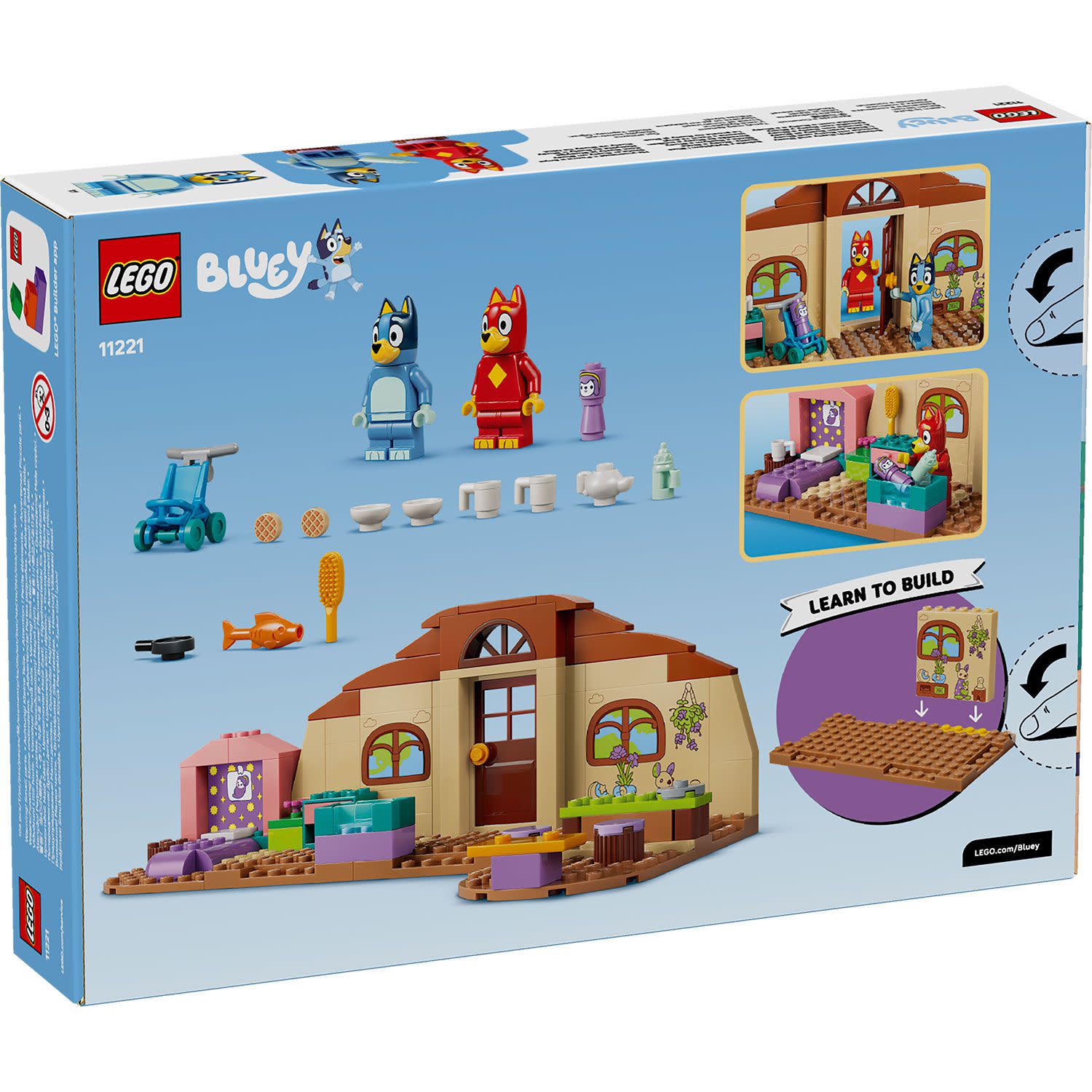 Κάνε κλικ για να δεις την εικόνα 5 του LEGO Bluey Σχολείο με τον Ράστι και την Μπλούι 11221