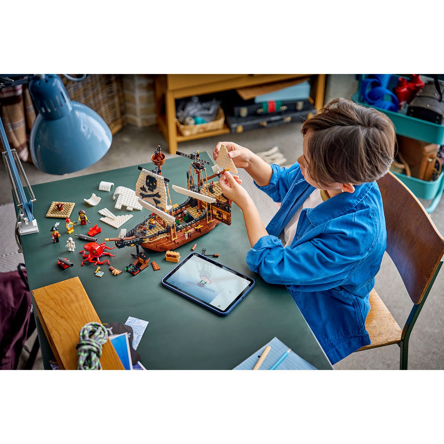 Κάνε κλικ για να δεις την εικόνα 4 του LEGO Creator 3 σε 1 Εμβληματικό Πειρατικό Πλοίο 31387