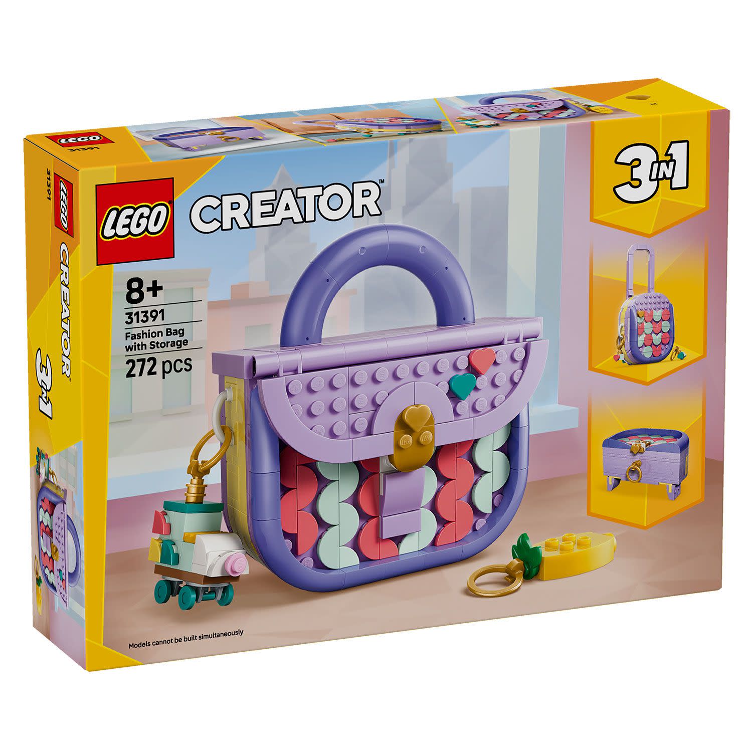 Εικόνα 1 του LEGO  Creator 3 σε 1 Τέχνη και Μόδα – Τσάντα με Αποθηκευτικό Χώρο 31391