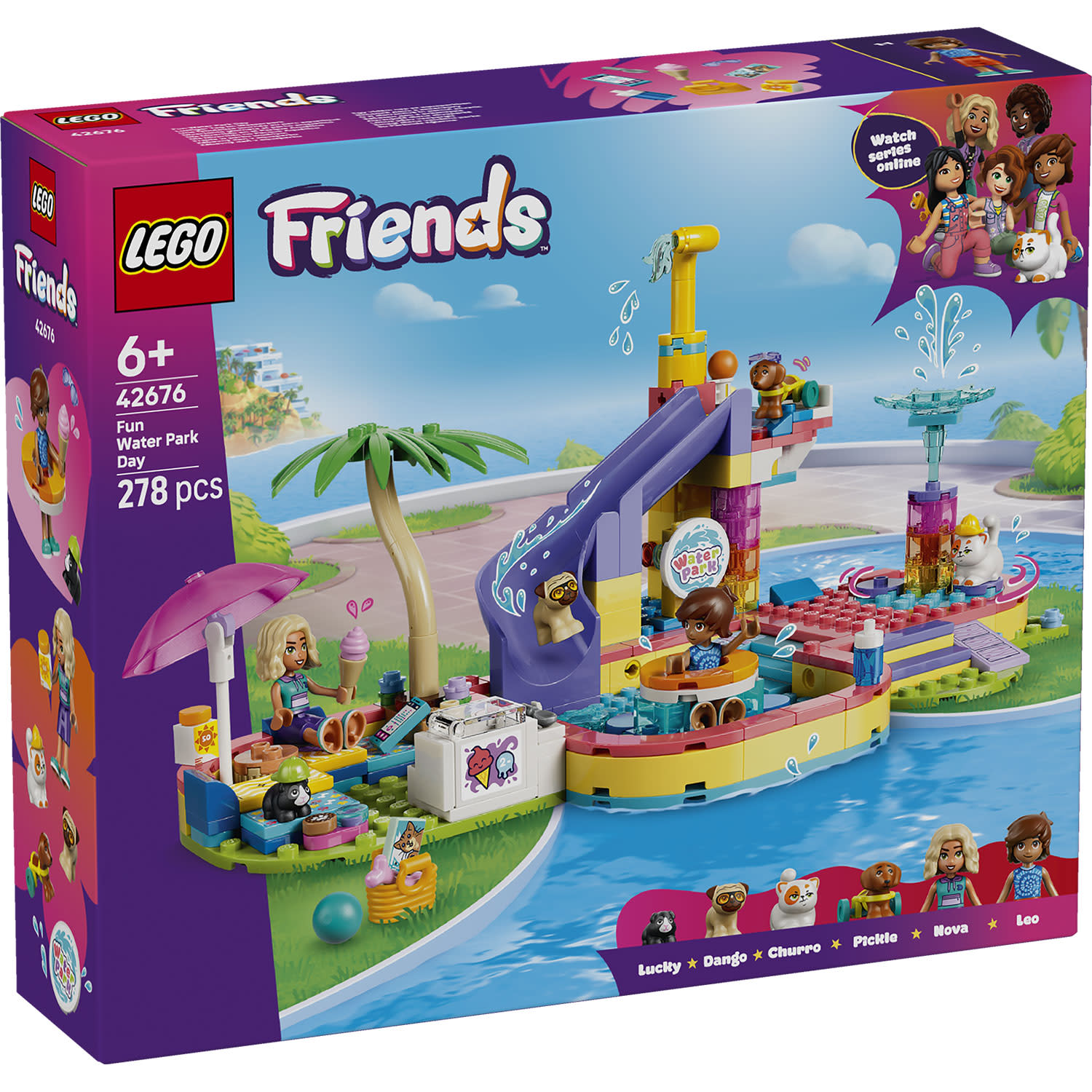 LEGO Friends Ημέρα Διασκέδασης στο Πάρκο με Νεροτσουλήθρες 42676